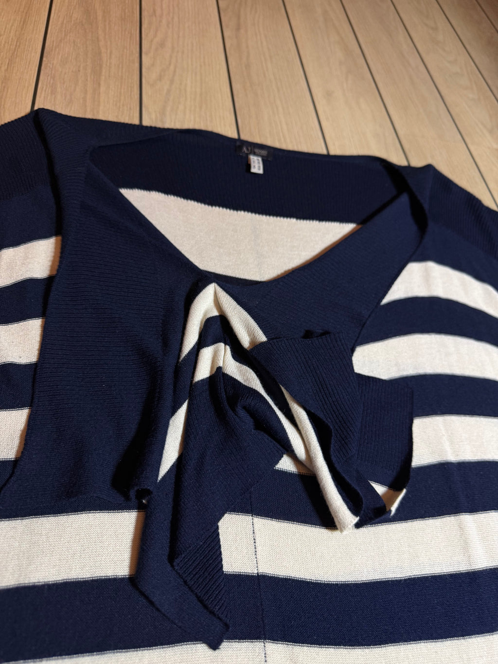 ✨ Armani Jeans - Robe marinière en laine - T38 M ✨