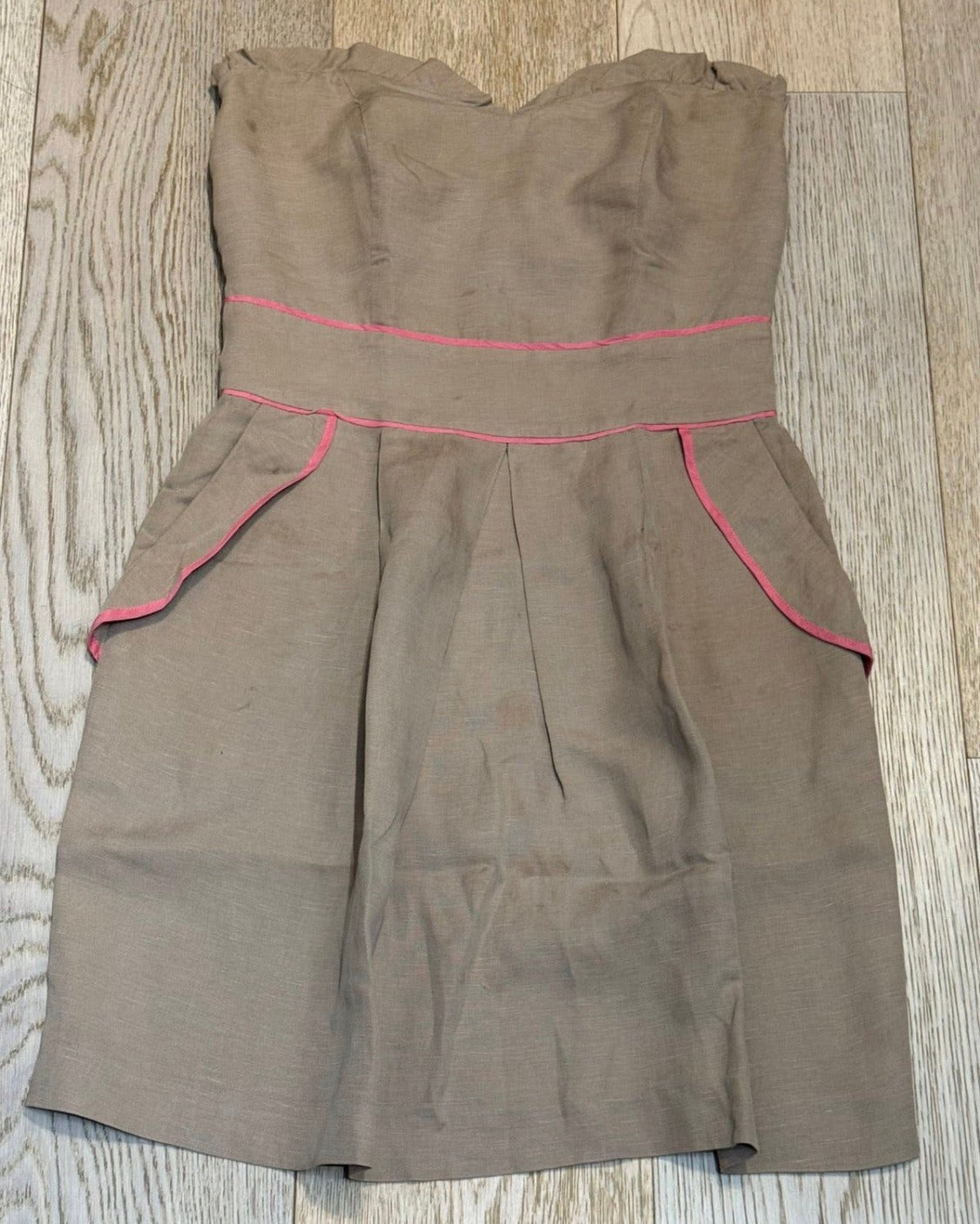 ✨ Sandro - Robe bustier en lin - T.36 S ✨