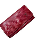 ✨ Louis Vuitton - Porte clés cuir épi rouge ✨
