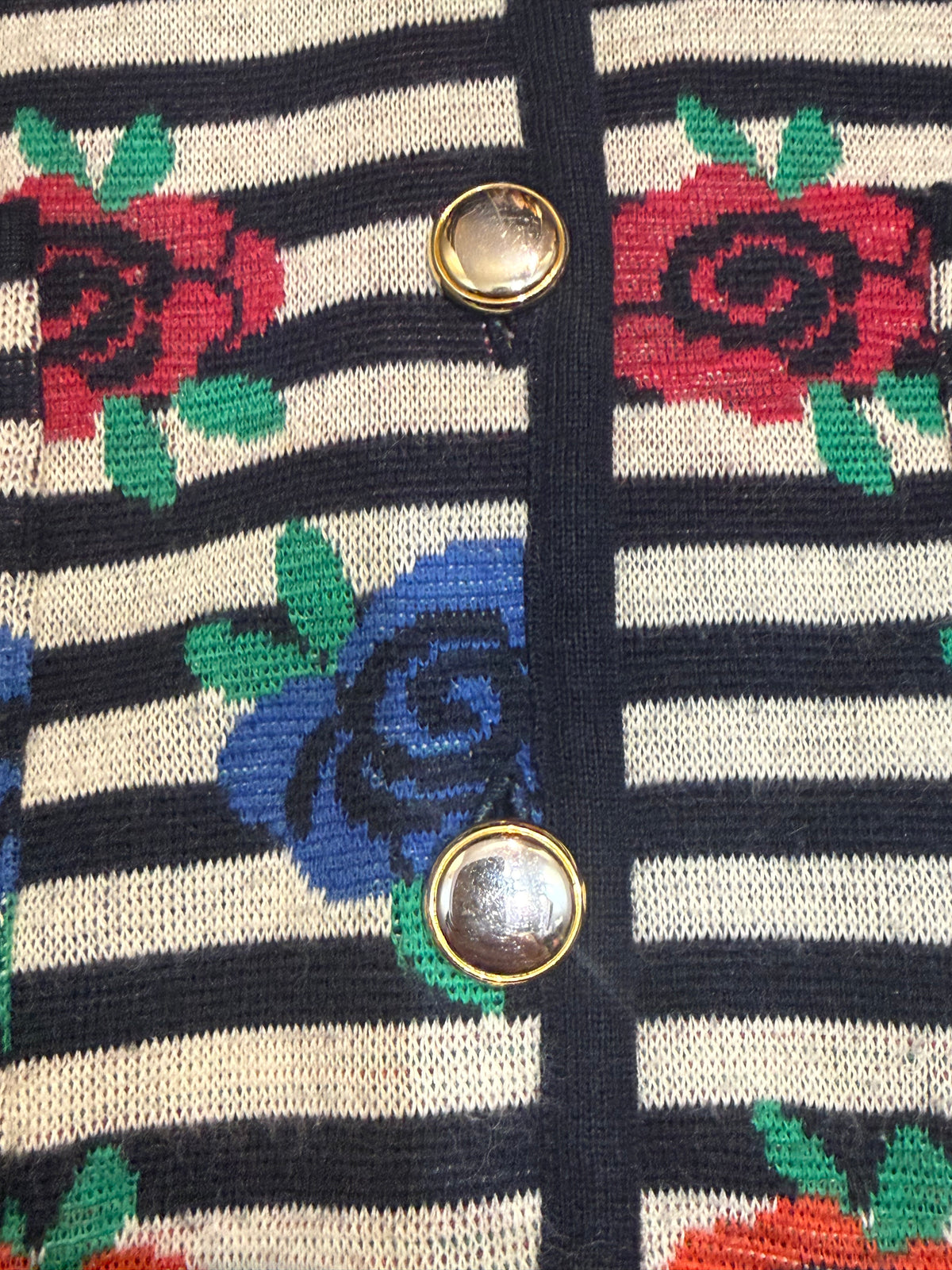 ✨ Devernois Paris - Veste Cardigan jacquard fleuri - T40/42 L/XL ✨