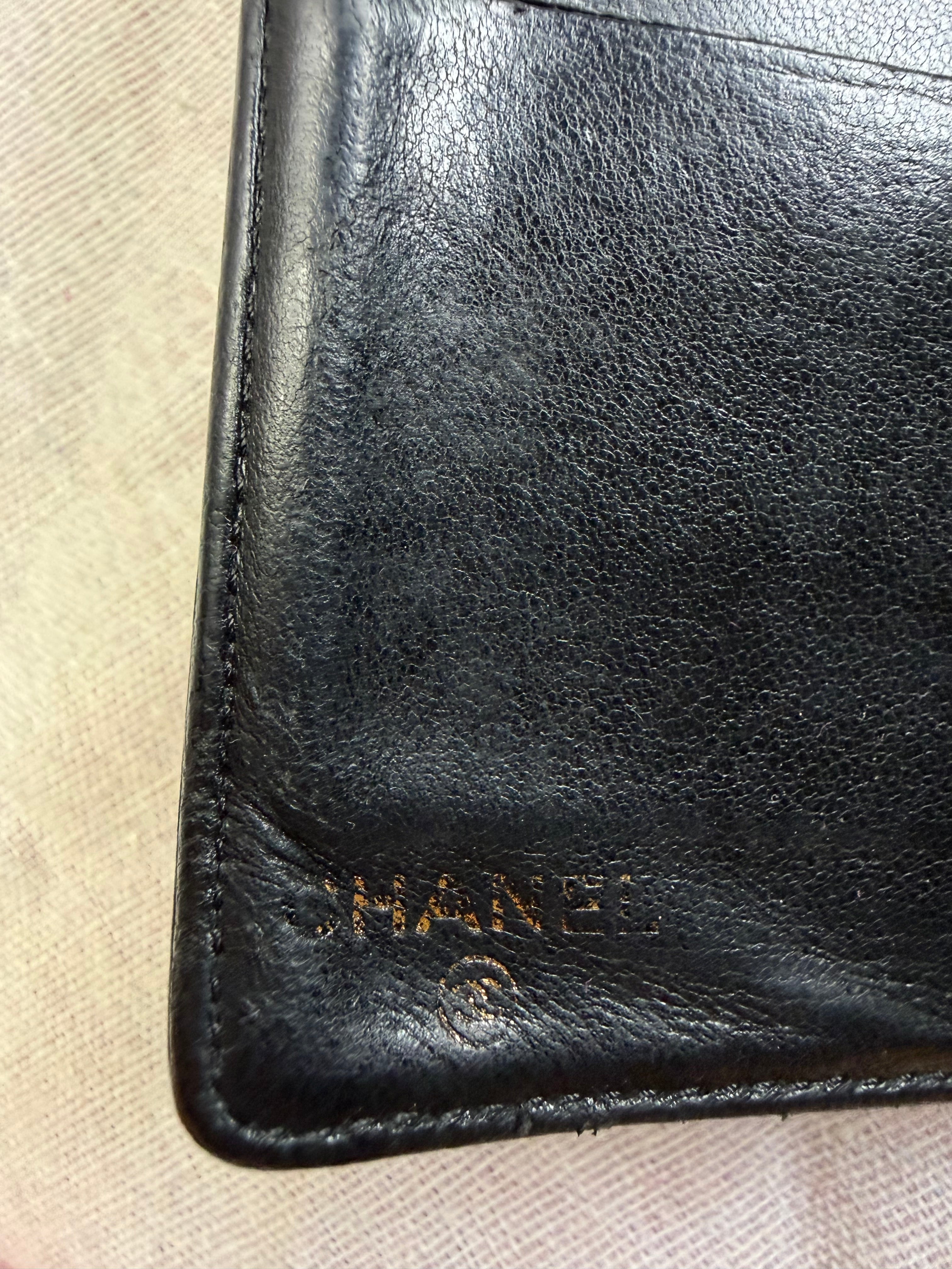 ✨ CHANEL – Grand Portefeuille CC Timeless en Cuir Caviar Noir ✨