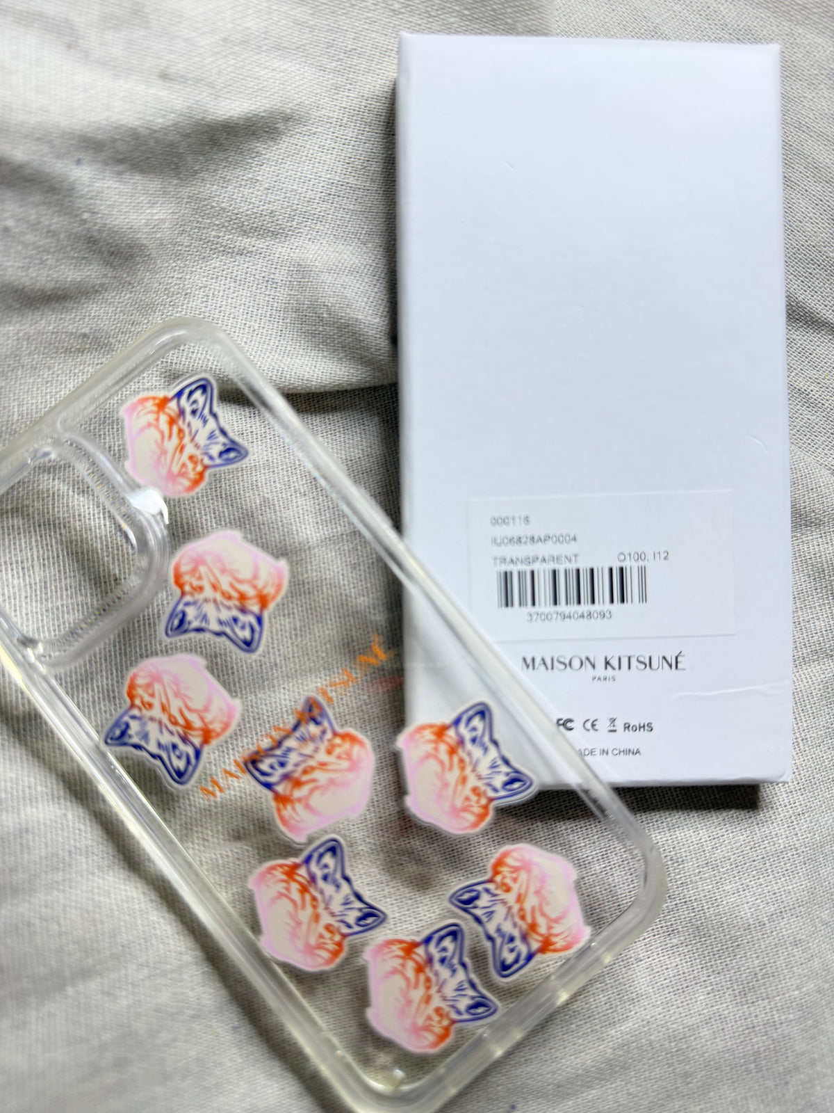 ✨ Neuve 70€ Maison Kitsuné coque iPhone 12 et 12 pro full set ✨