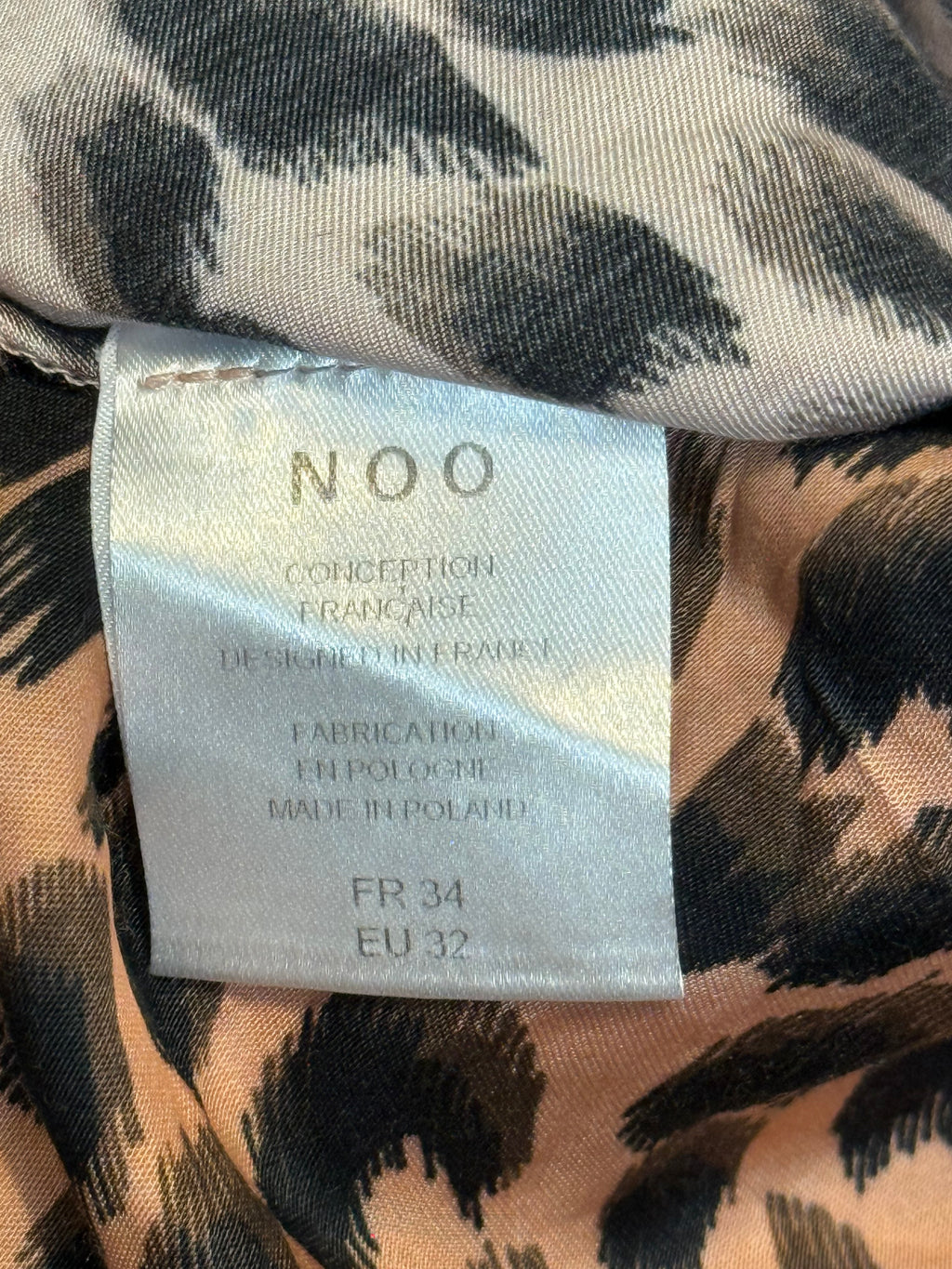✨ Noo - Jupe portefeuille Léopard - T34 ✨