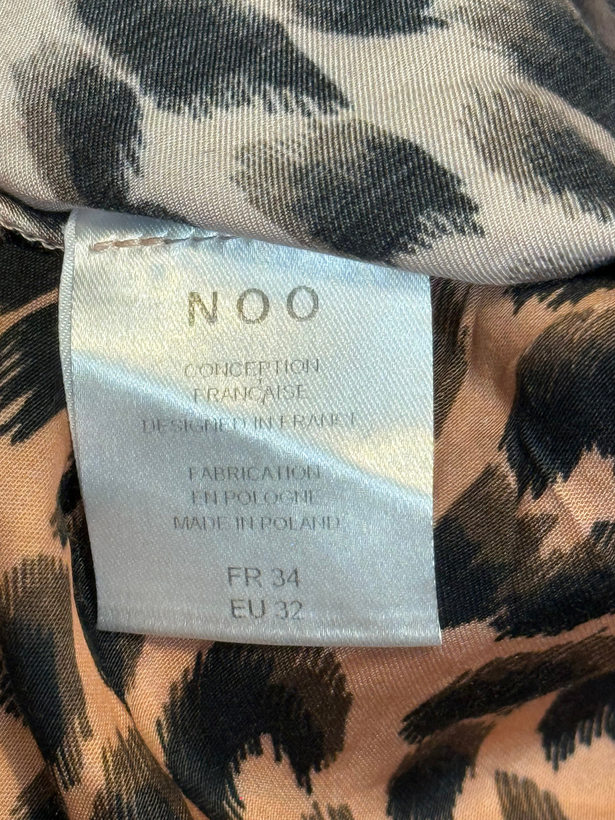 ✨ Noo - Jupe portefeuille Léopard - T34 ✨