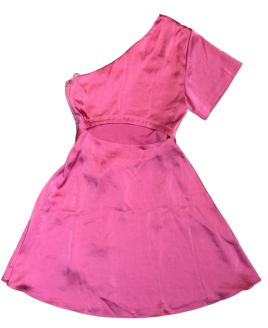 ✨ Neuve 325€ - Claudie Pierlot - Robe asymétrique Rose - T36 ✨