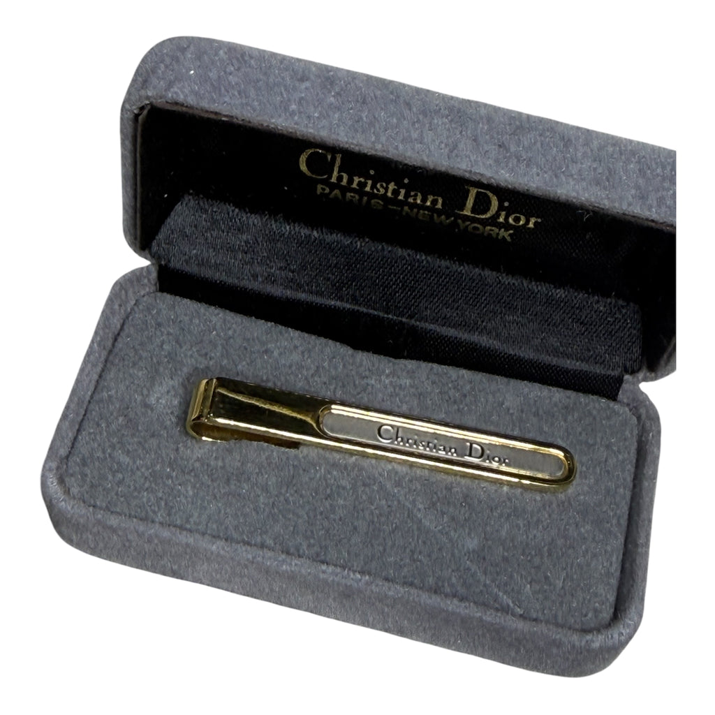 ✨ Pince à cravate avec boîte Christian Dior Vintage – Prestige & Élégance Couture ✨