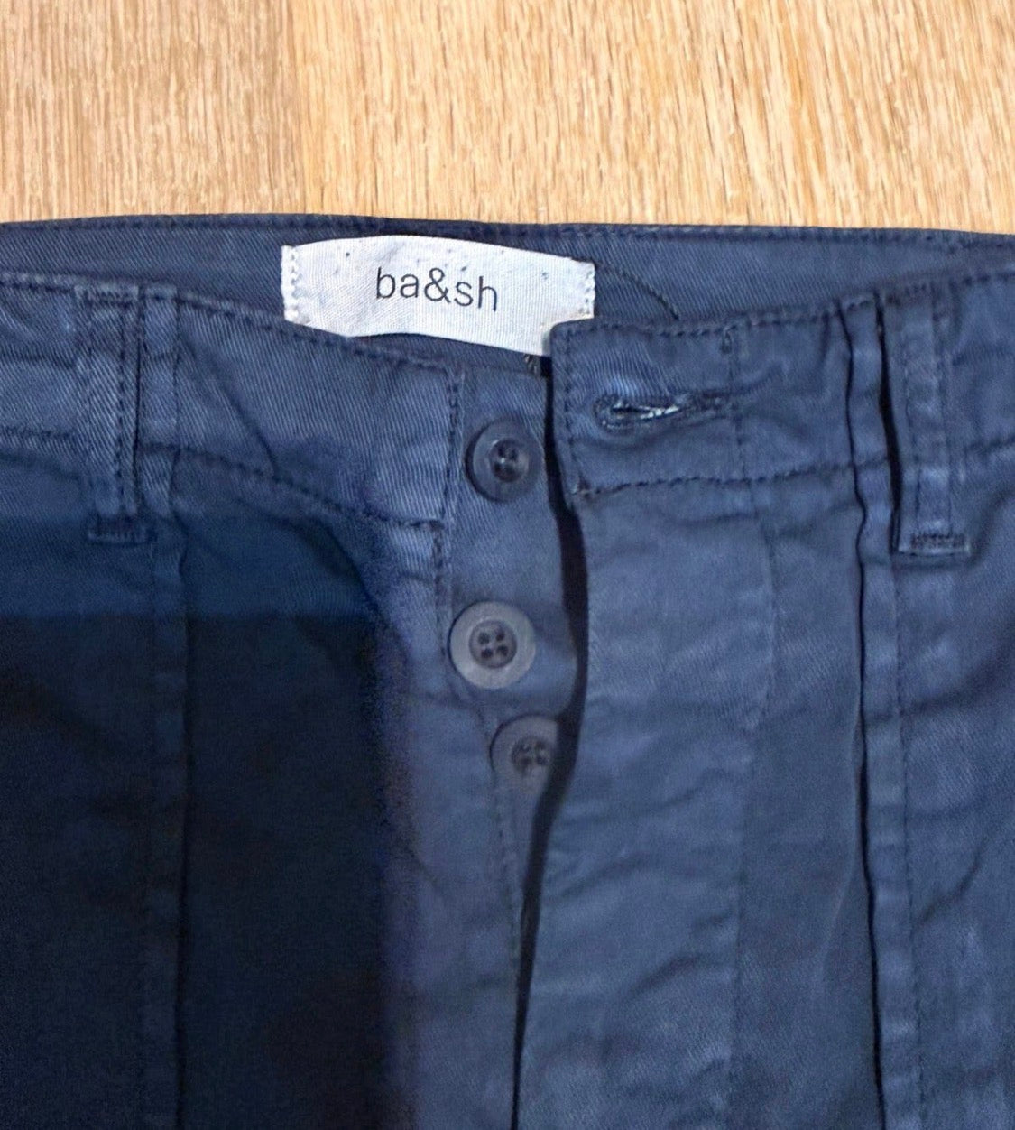 ✨ Ba&sh - Pantalon Cargo bleue marine - T36 ok 38 ✨