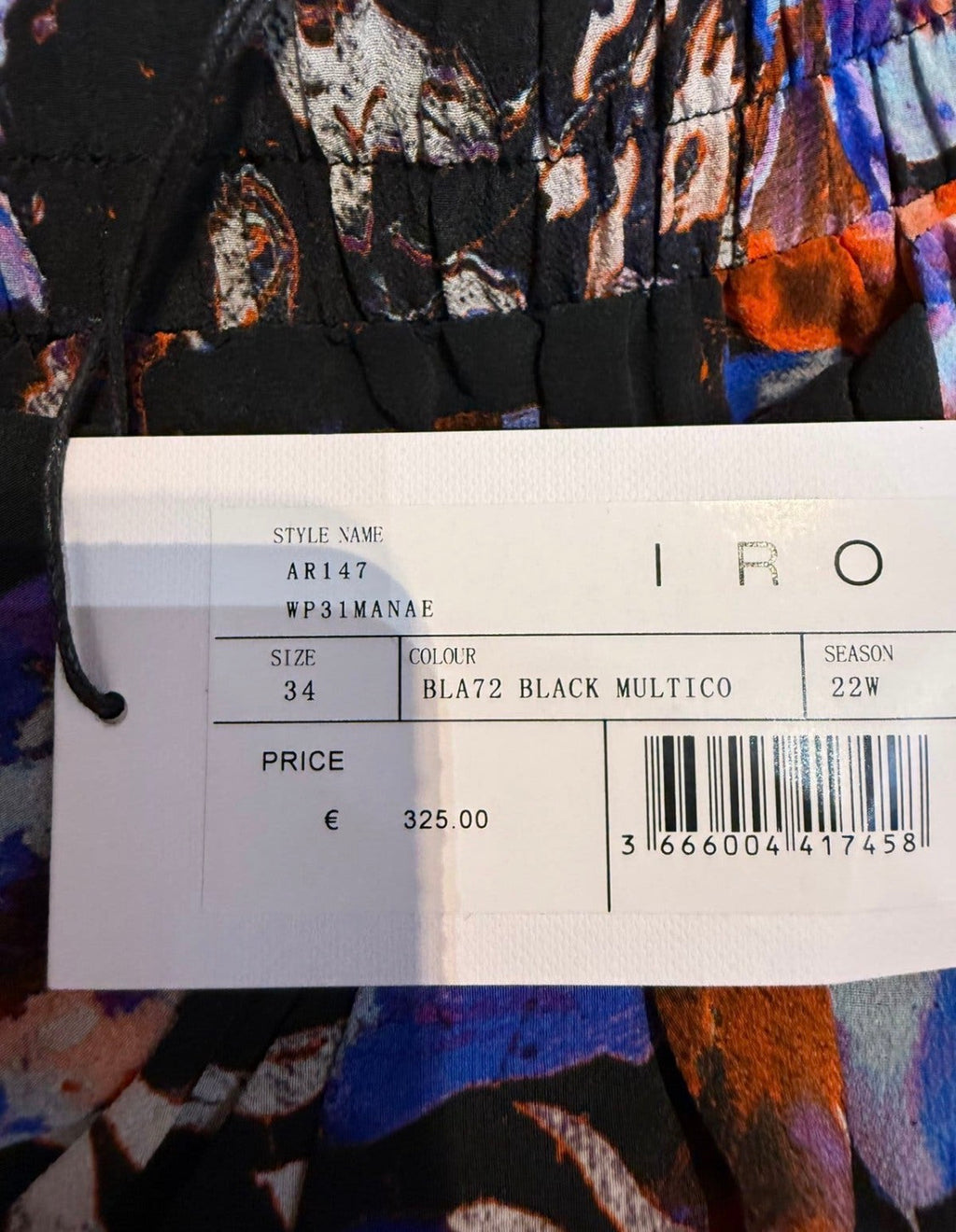 ✨ Neuve 325€ - IRO - Jupe drapée en soie - T34 XS ✨