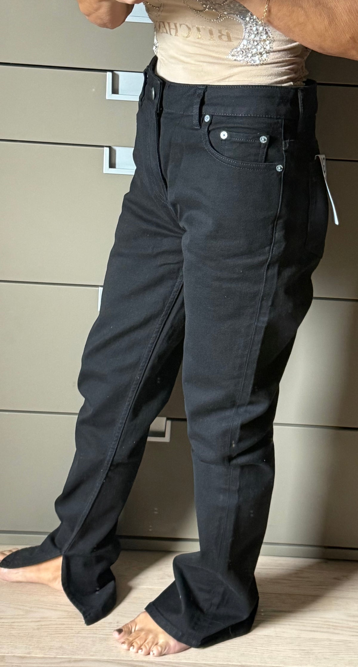 ✨ Neuf 165€ - Ganni - Jean noir Beksi - W29/L34 (38/40FR) ✨