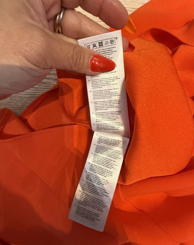 ✨ Maje - Robe évasée orange - T36 ✨