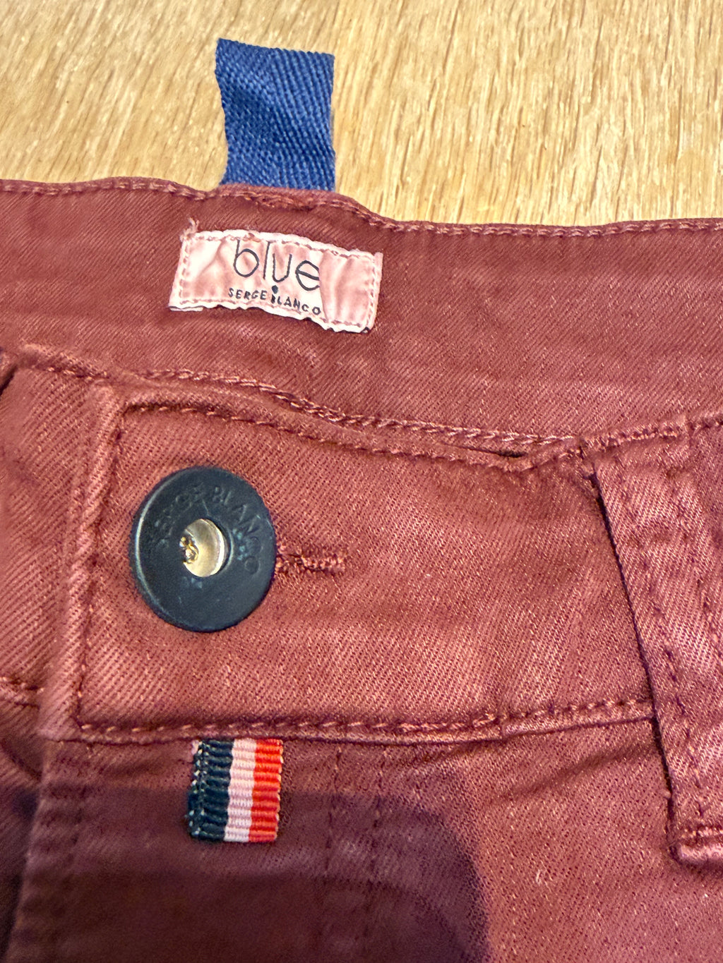 Neuf avec étiquette 115€ Serge Blanco bordeaux homme T31