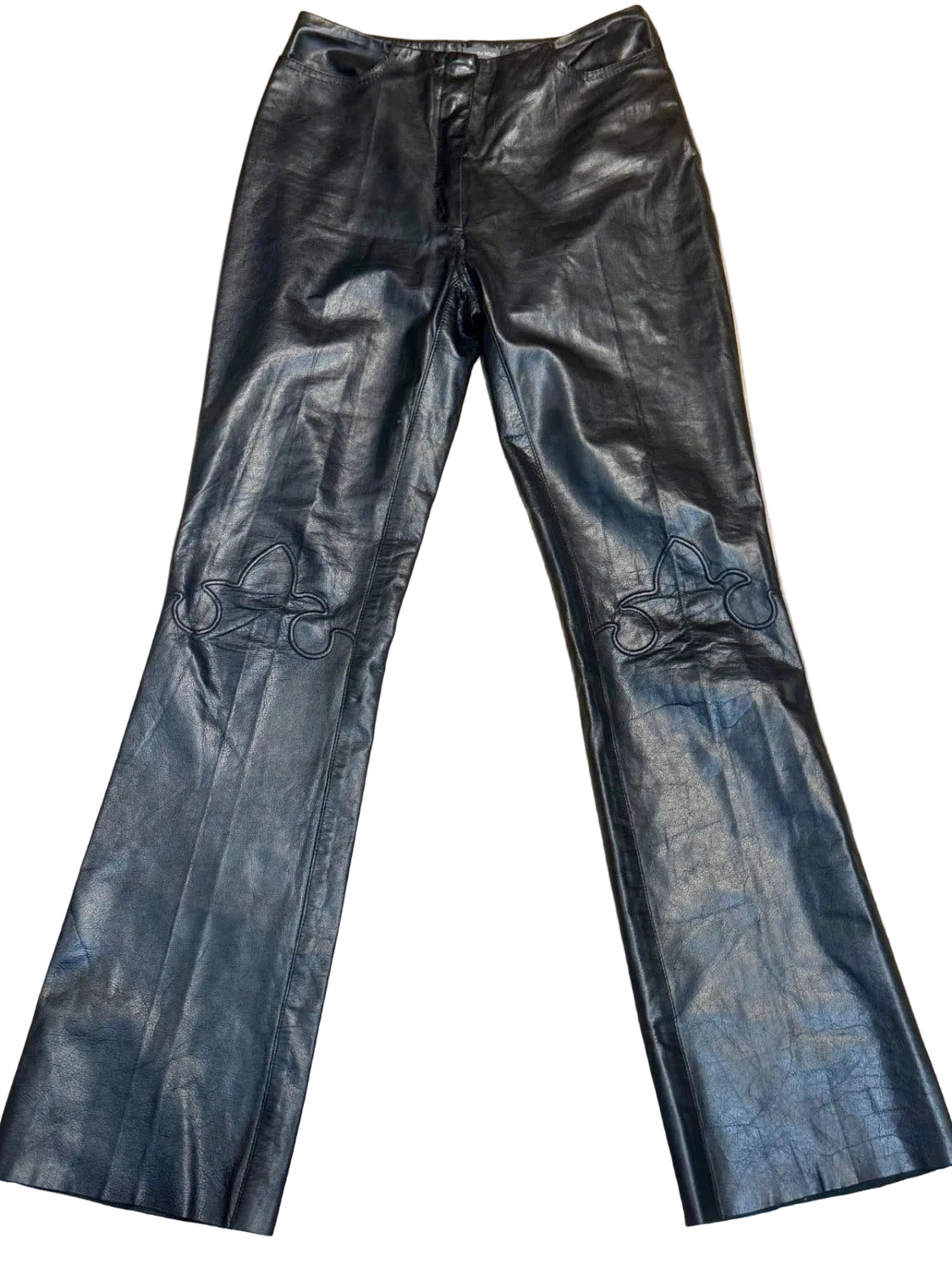 ✨ Barbara Bui - Pantalon en cuir de vachette - T34 ✨