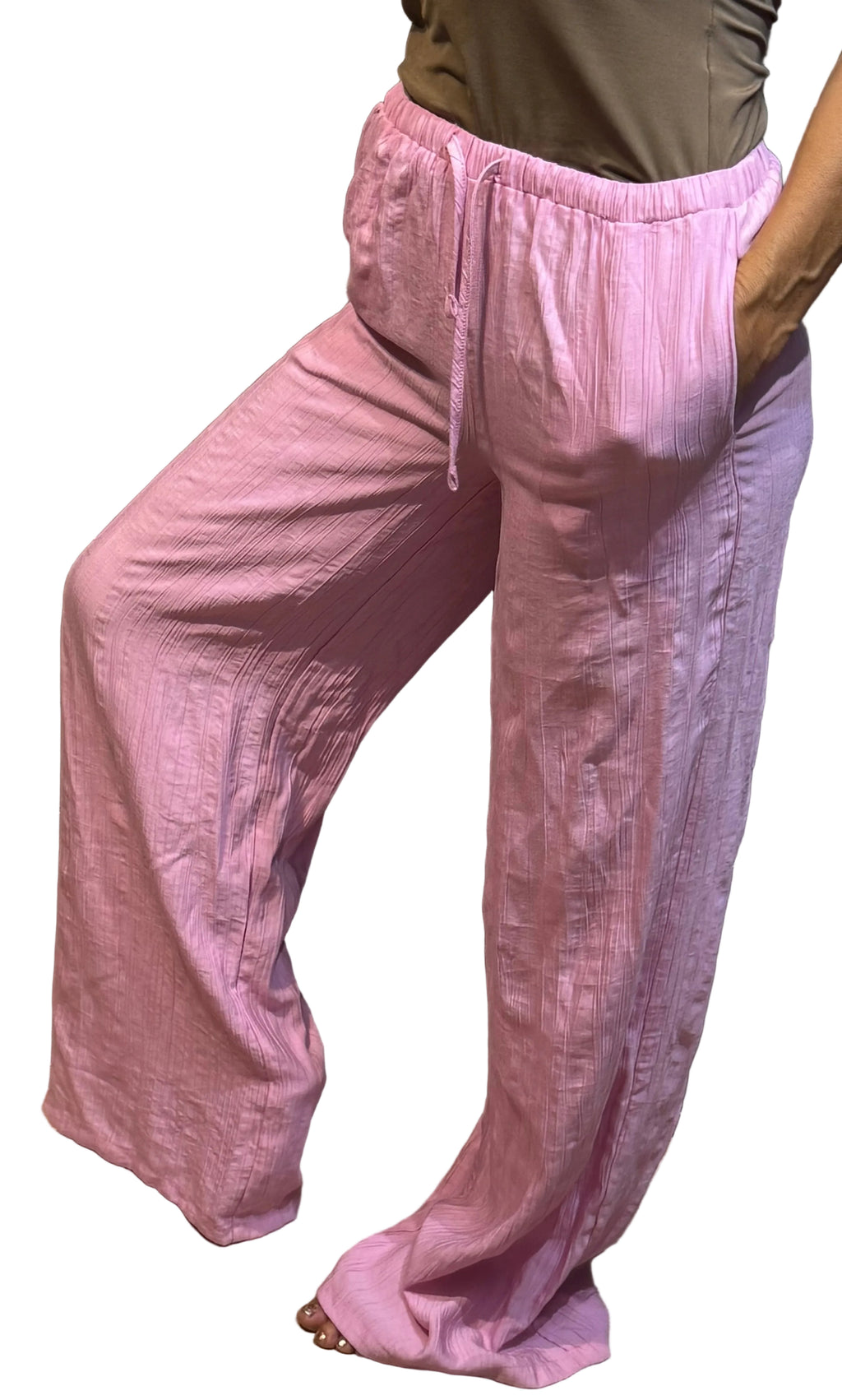 ✨ Neuf 22,99€ - Jenyfer - Pantalon Fluide Rose - T34 ok 38 ✨