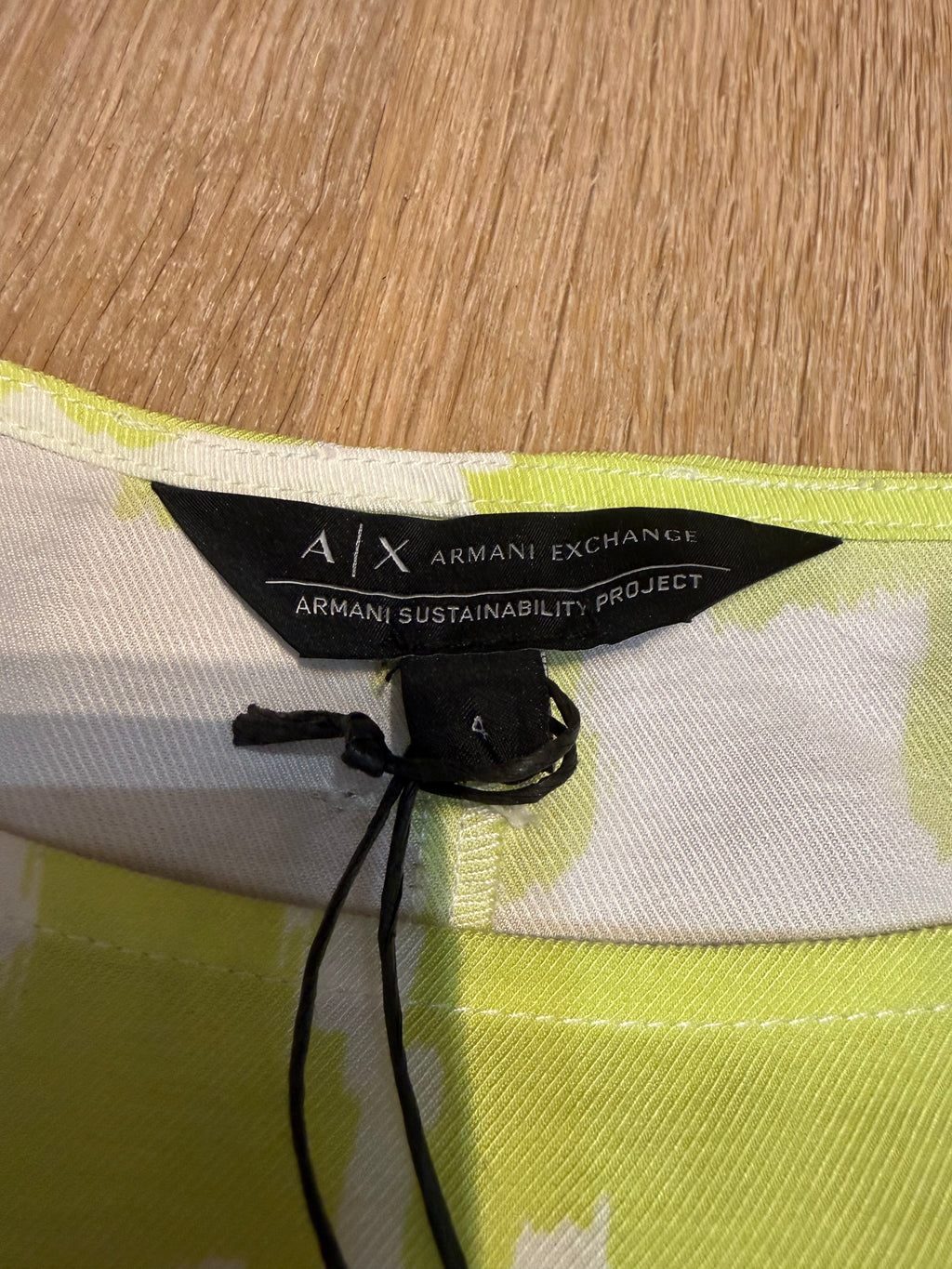 ✨ Neuf 245€ ✨ Armani Exchange - Robe Tunique Lemon - T36 ok 40 ✨