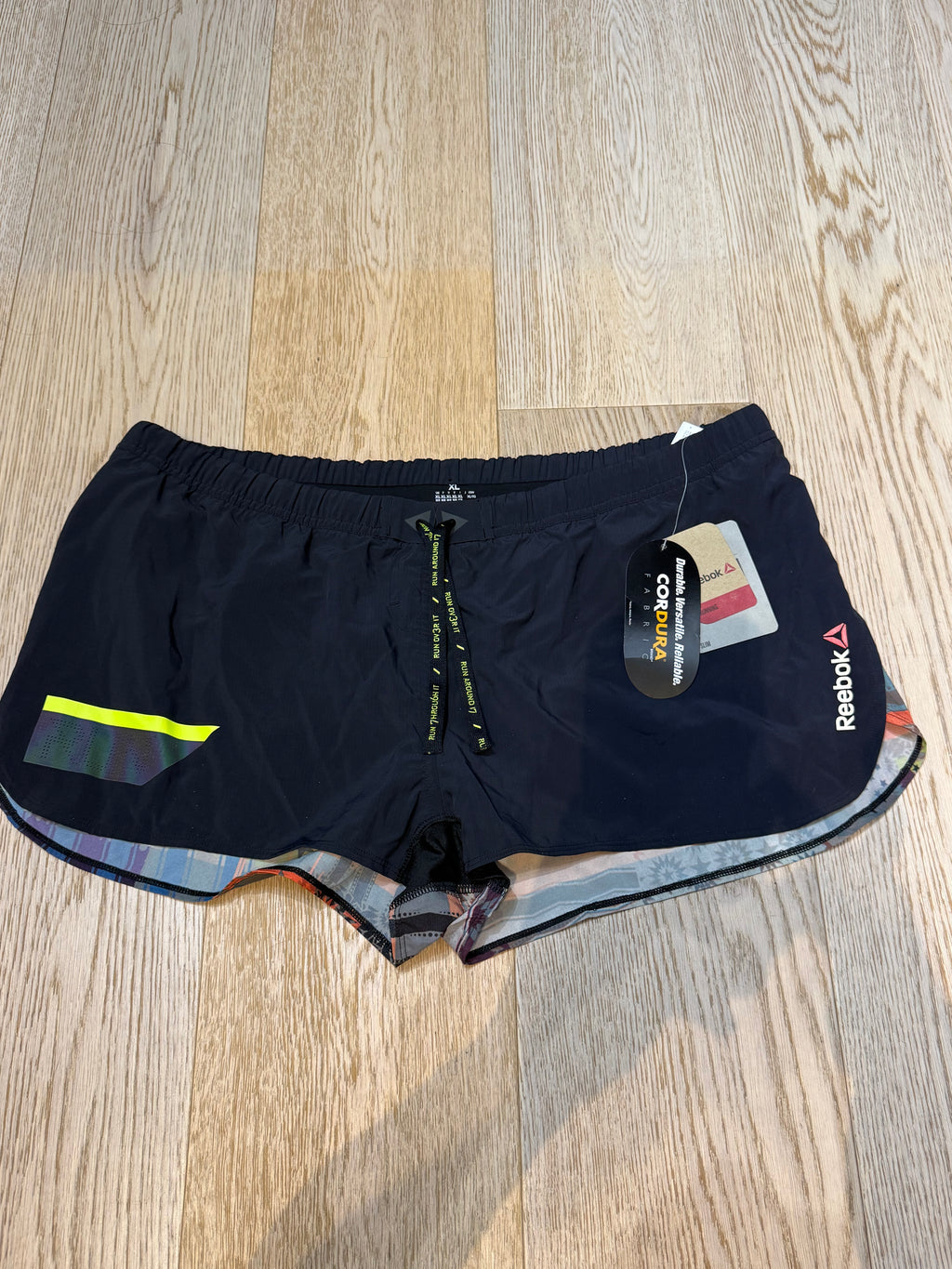 ✨ Neuf 65€ Short REEBOK Technique Running / CrossFit Board AOP - Neuf - XL (42/44) ✨✨