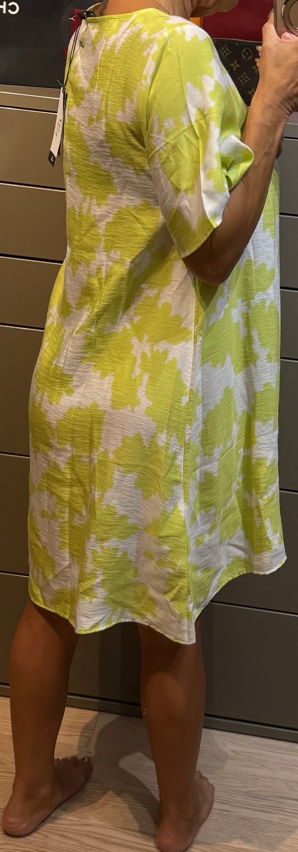 ✨ Neuf 245€ ✨ Armani Exchange - Robe Tunique Lemon - T36 ok 40 ✨