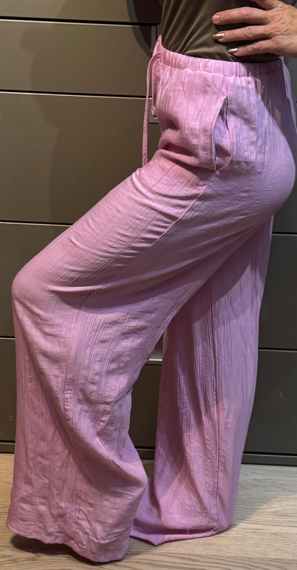 ✨ Neuf 22,99€ - Jenyfer - Pantalon Fluide Rose - T34 ok 38 ✨