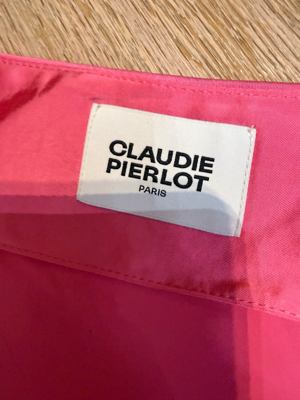 ✨ Neuve 325€ - Claudie Pierlot - Robe asymétrique Rose - T36 ✨