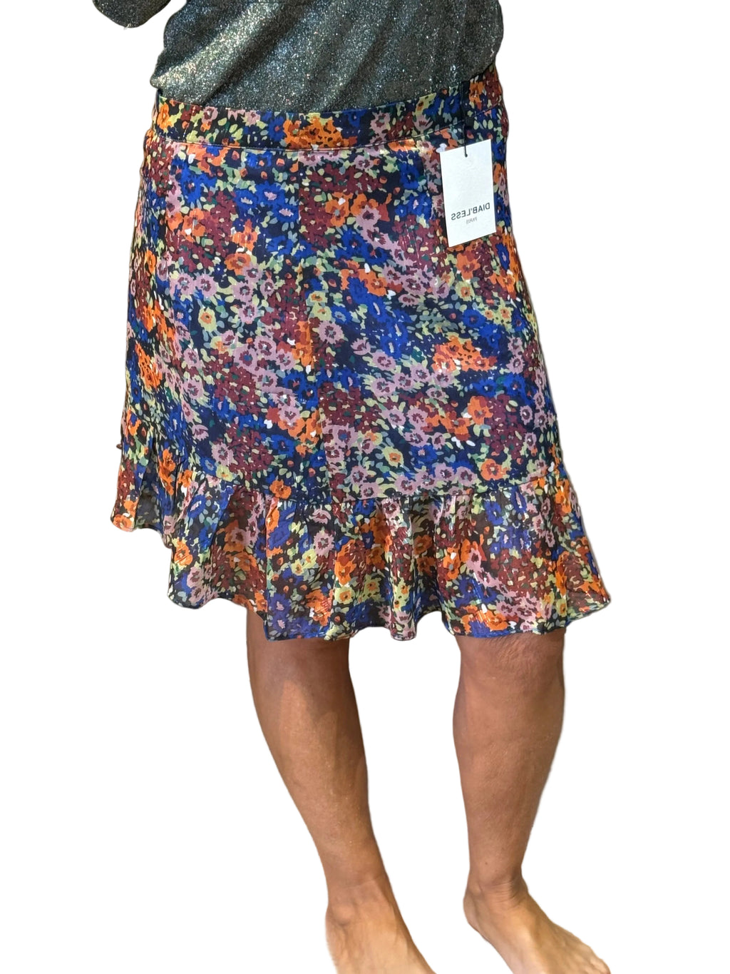 ✨ Neuve 89€ - Diab’less - jupe fleurie Taille M 38 ✨