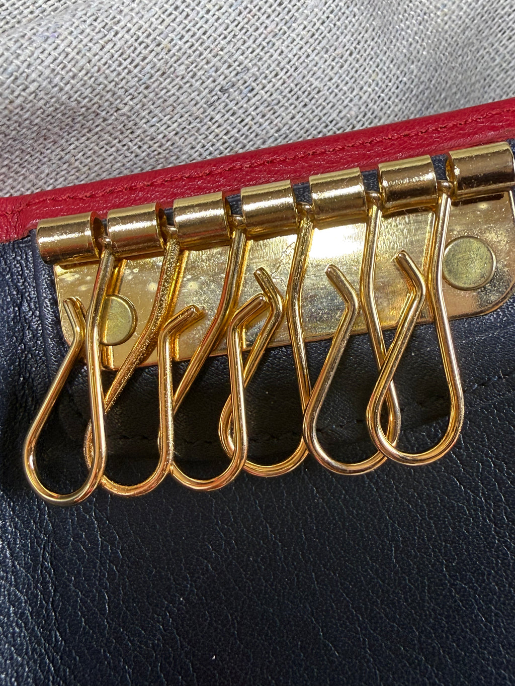 Neuf 490€ Christian Dior étui à clés cuir full set ✨