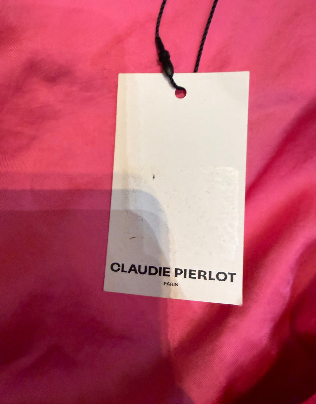 ✨ Neuve 325€ - Claudie Pierlot - Robe asymétrique Rose - T36 ✨