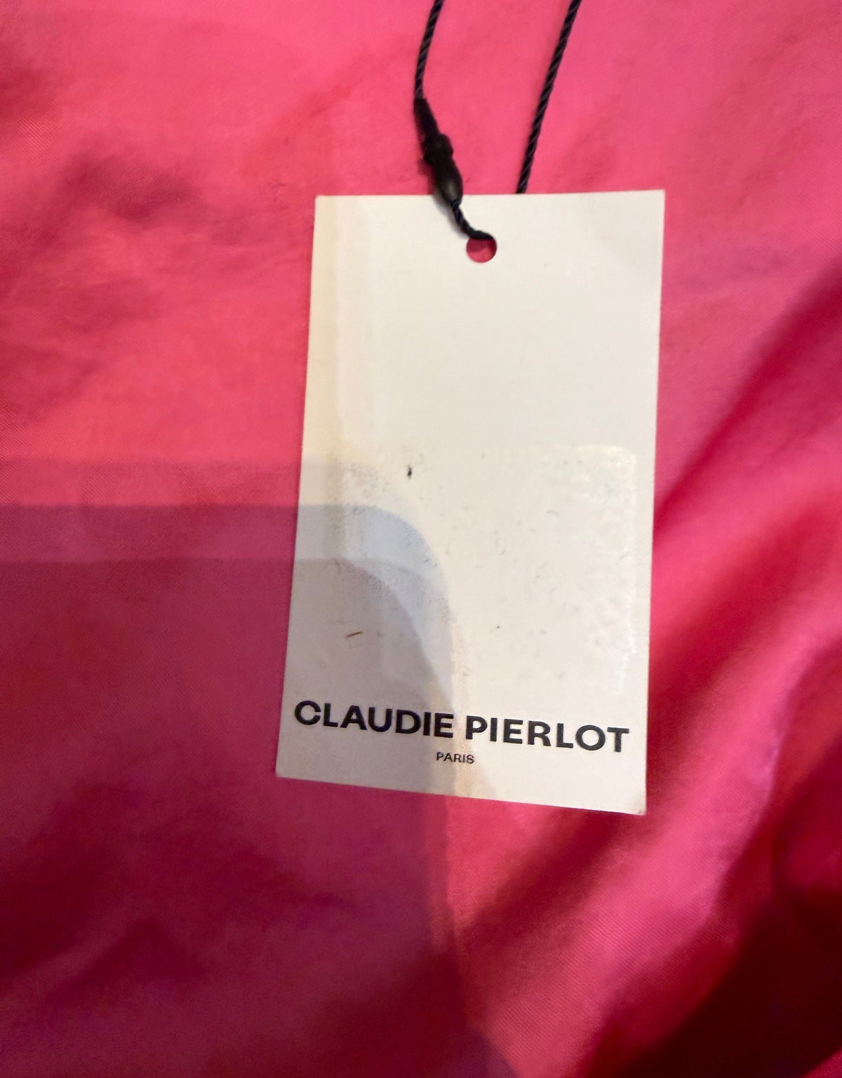 ✨ Neuve 325€ - Claudie Pierlot - Robe asymétrique Rose - T36 ✨
