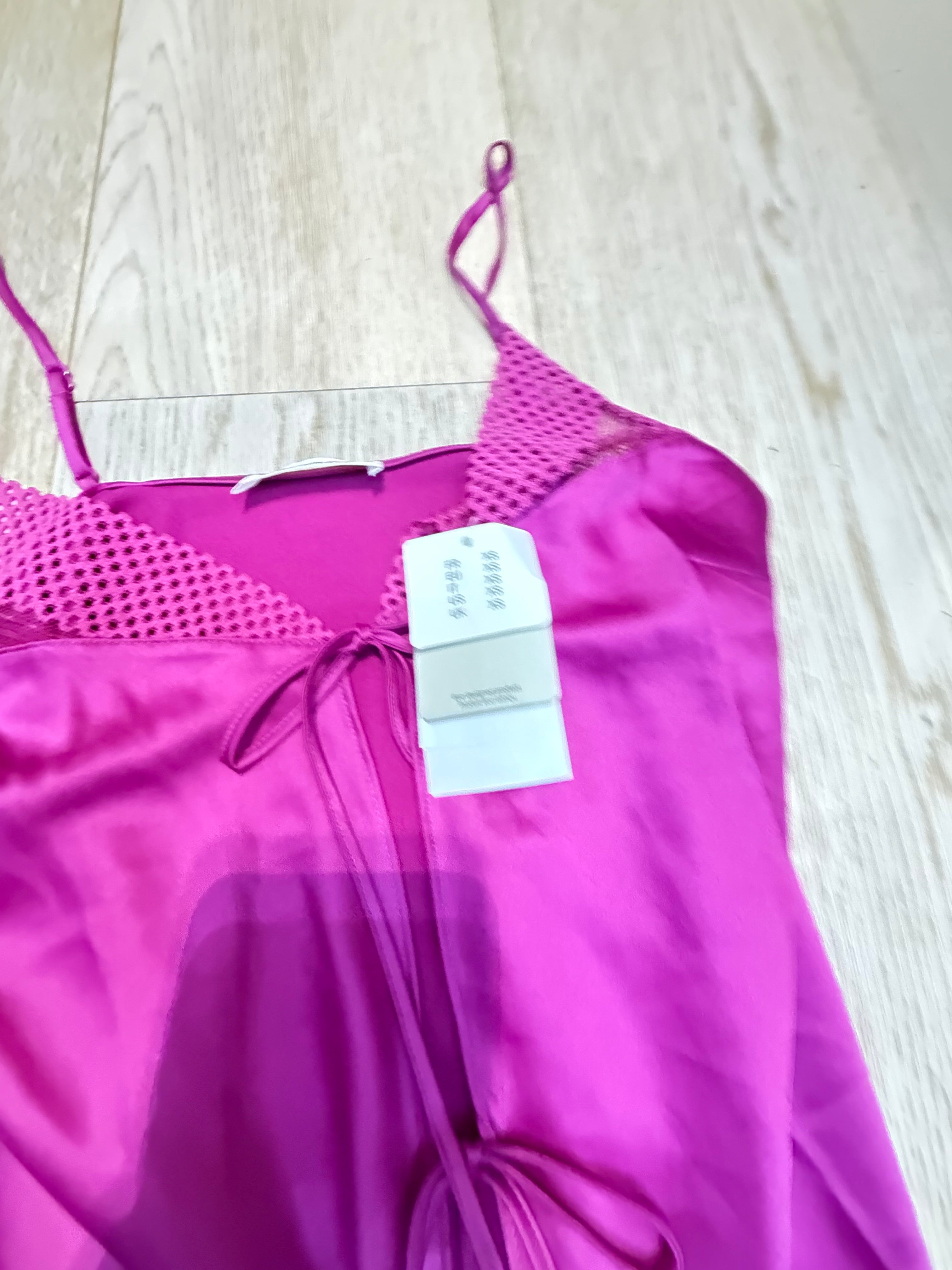 ✨ Neuf 85€ ensemble Chantelle satin fuschia ✨