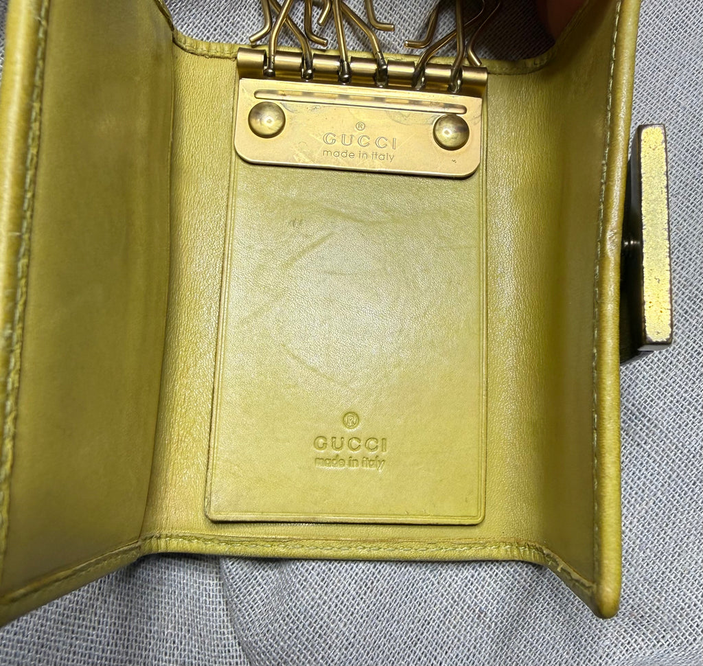 ✨ Gucci - Étui Porte clés - Vintage - 6 crochets - Mixte - GG monogramme ✨