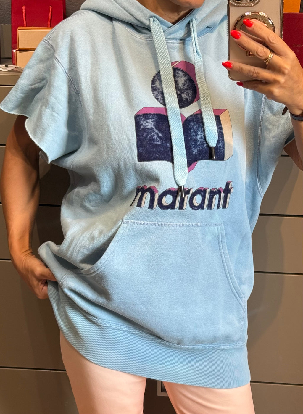 ✨ ISABEL MARANT — Sweat à capuche coupe oversize effect 3D — TAILLE 38 Mixte ✨