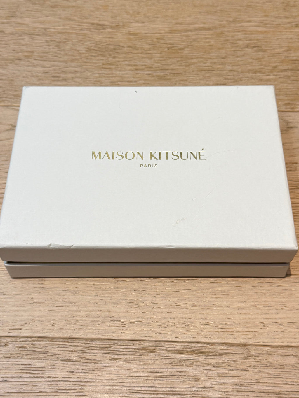 ✨Neuve 240€ Maison Kitsuné pochette cuir full set ✨
