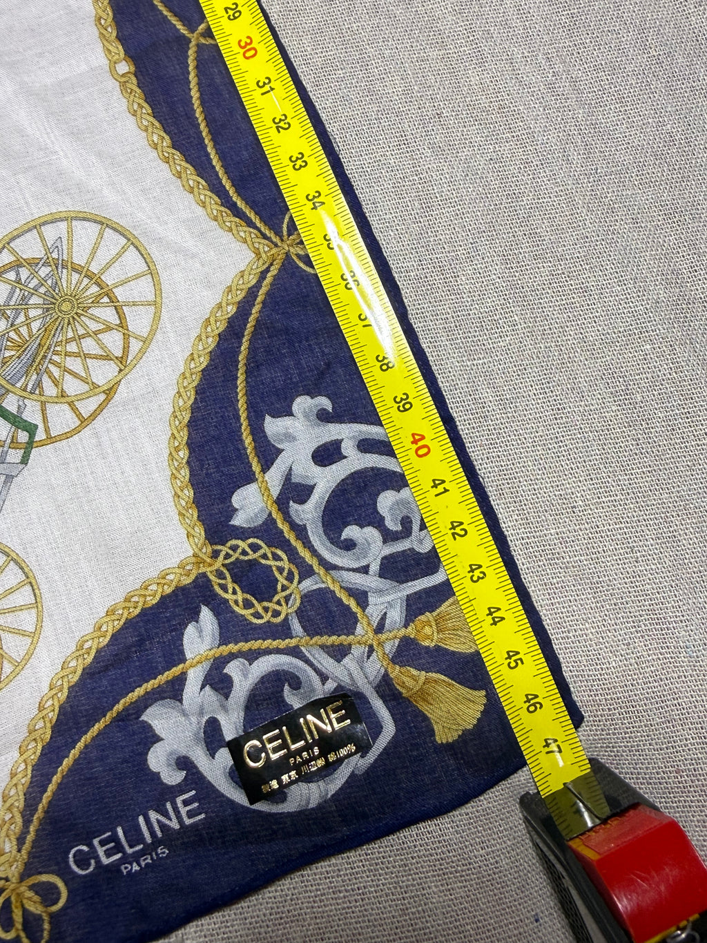 ✨ Neuf 230€ Foulard carré vintage Celine Paris ✨