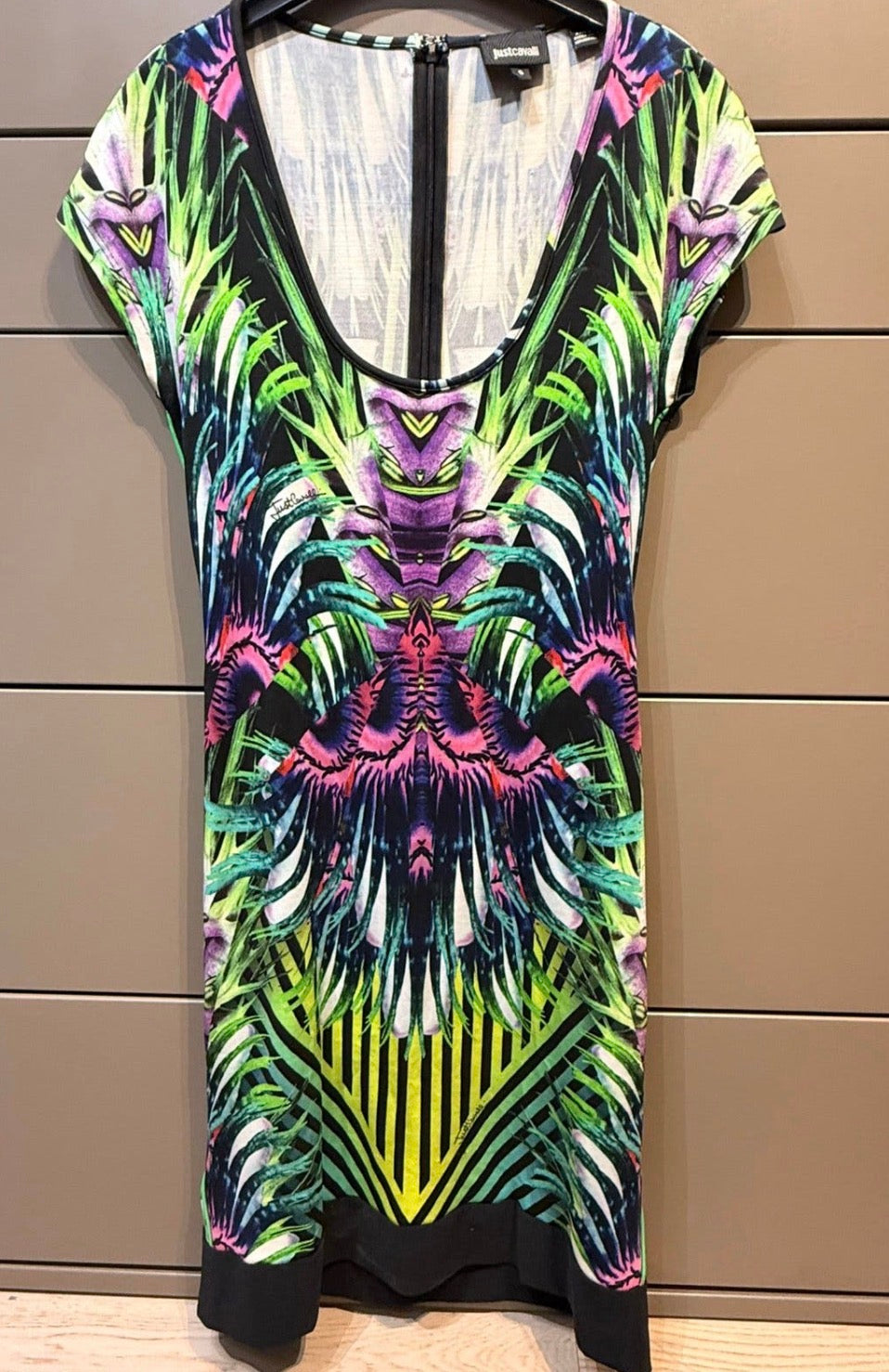 ✨ Just Cavalli - Robe Tropicale - T36 S ✨
