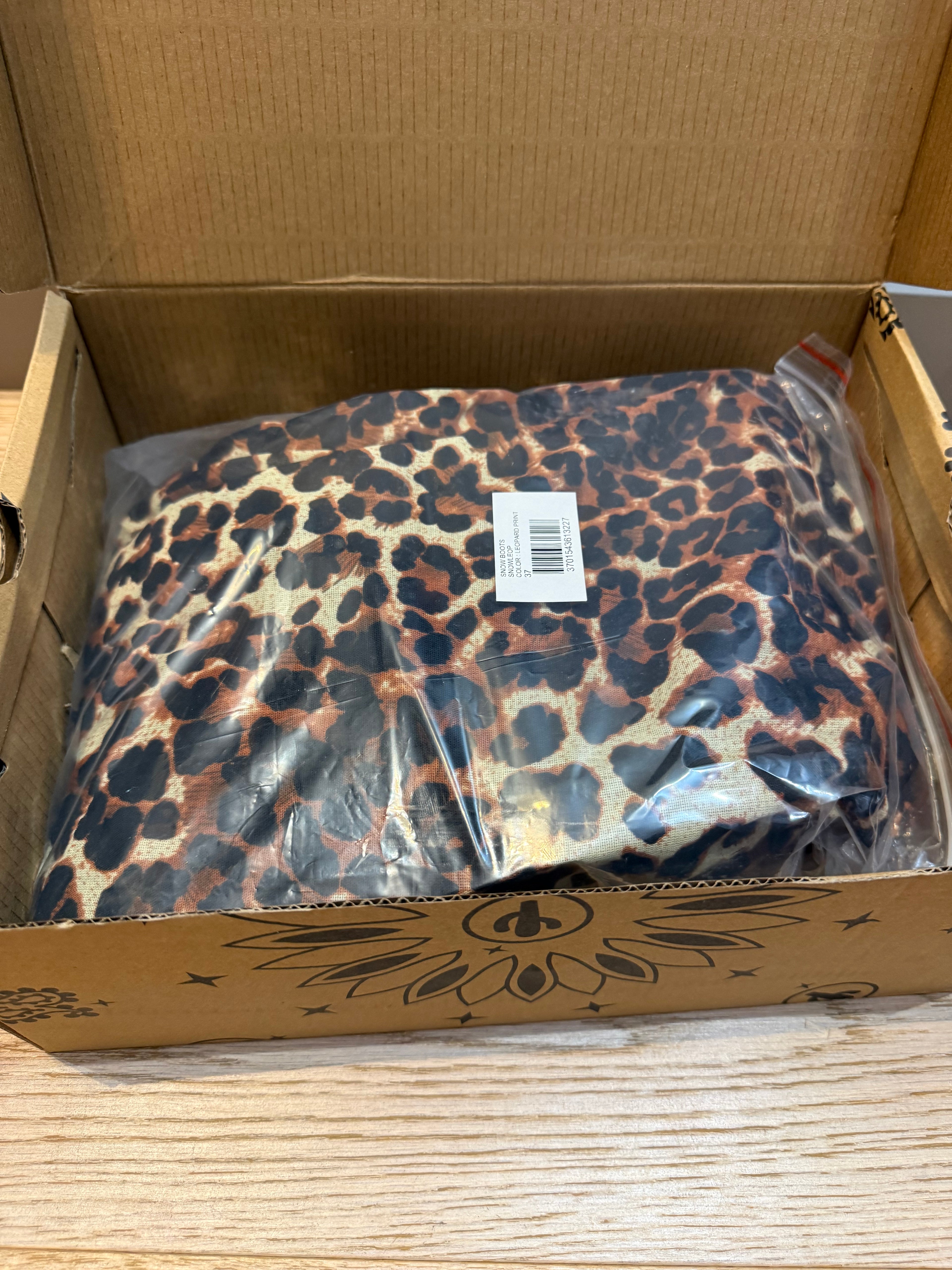 ✨ Neuves 249€ Bottes Arizona Love Snowkaki Léopard – Neuves Full Set – T.37 ✨