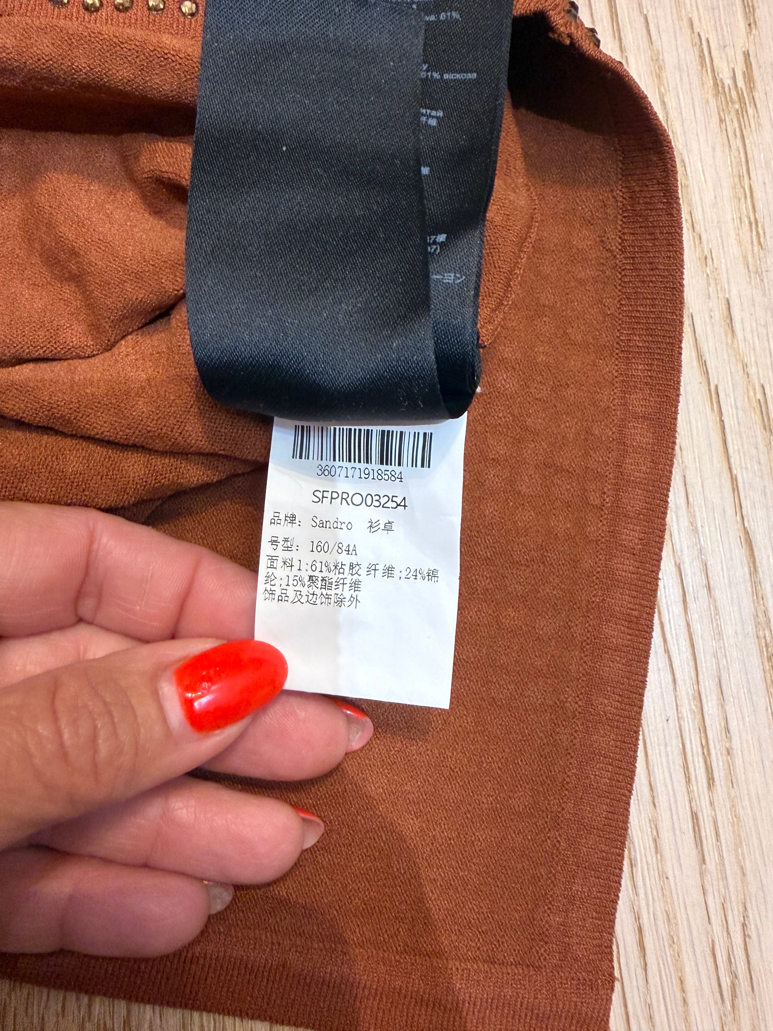 ✨ Neuve valeur 515€ Robe Full Strass Sandro T36 ✨