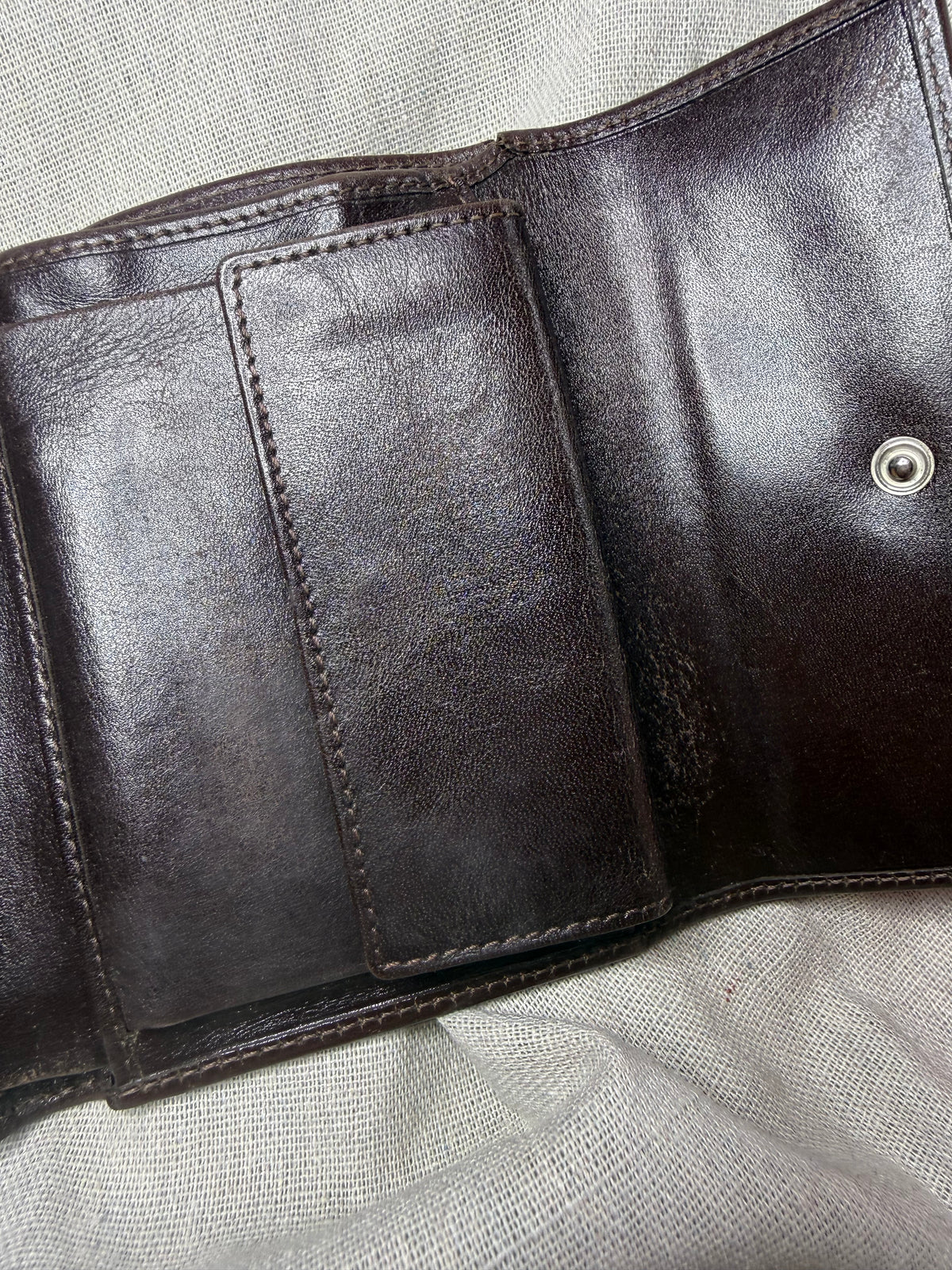 ✨ Fendi - Zucca portefeuille trifold - toile et cuir - Vintage - Mixte ✨