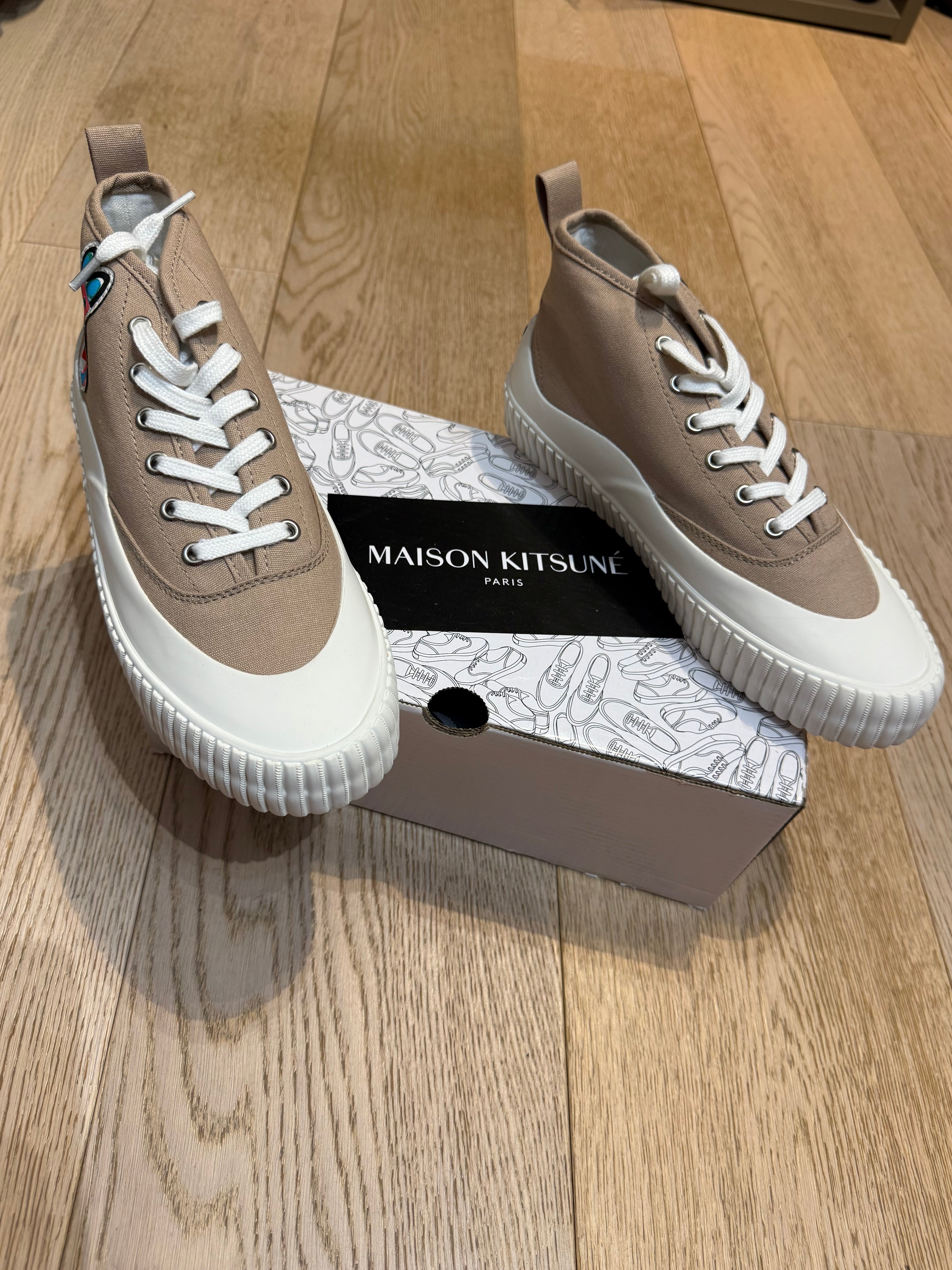 ✨ Neuves 230€ Exceptionnelles Maison Kitsuné T37 baskets montantes ✨