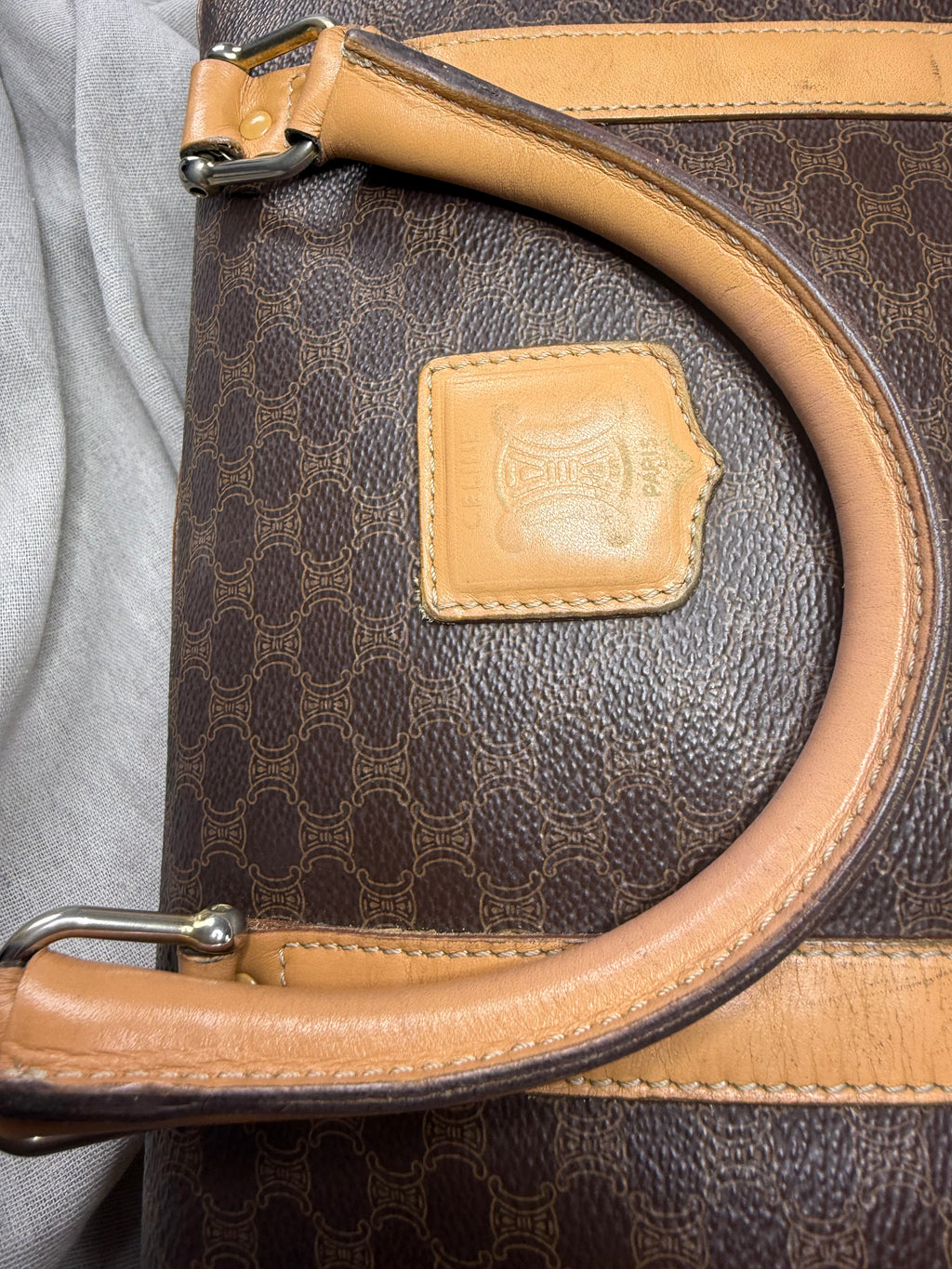 ✨ Sac Céline Boston 30 Macadam Vintage – Une Pépite Iconique ✨