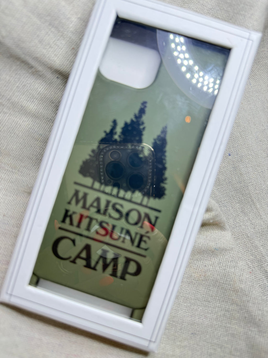 ✨ Neuve 85€ Maison Kitsuné x Camp coque iPhone 12 et 12 pro full set ✨