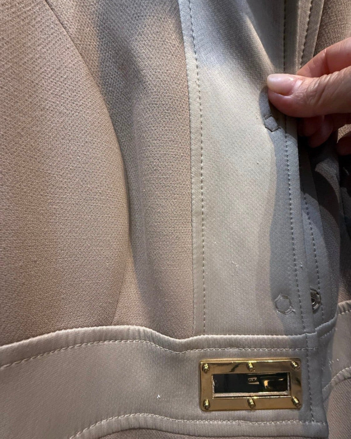 ✨ Elisabetta Franchi - Luxe - Manteau long Gold - T36 ✨