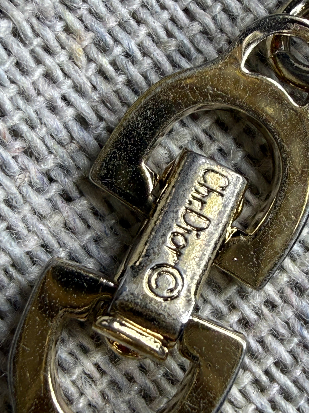 ✨ Bracelet Gourmette Vintage Christian Dior « CD » en Plaqué Or (1980) ✨