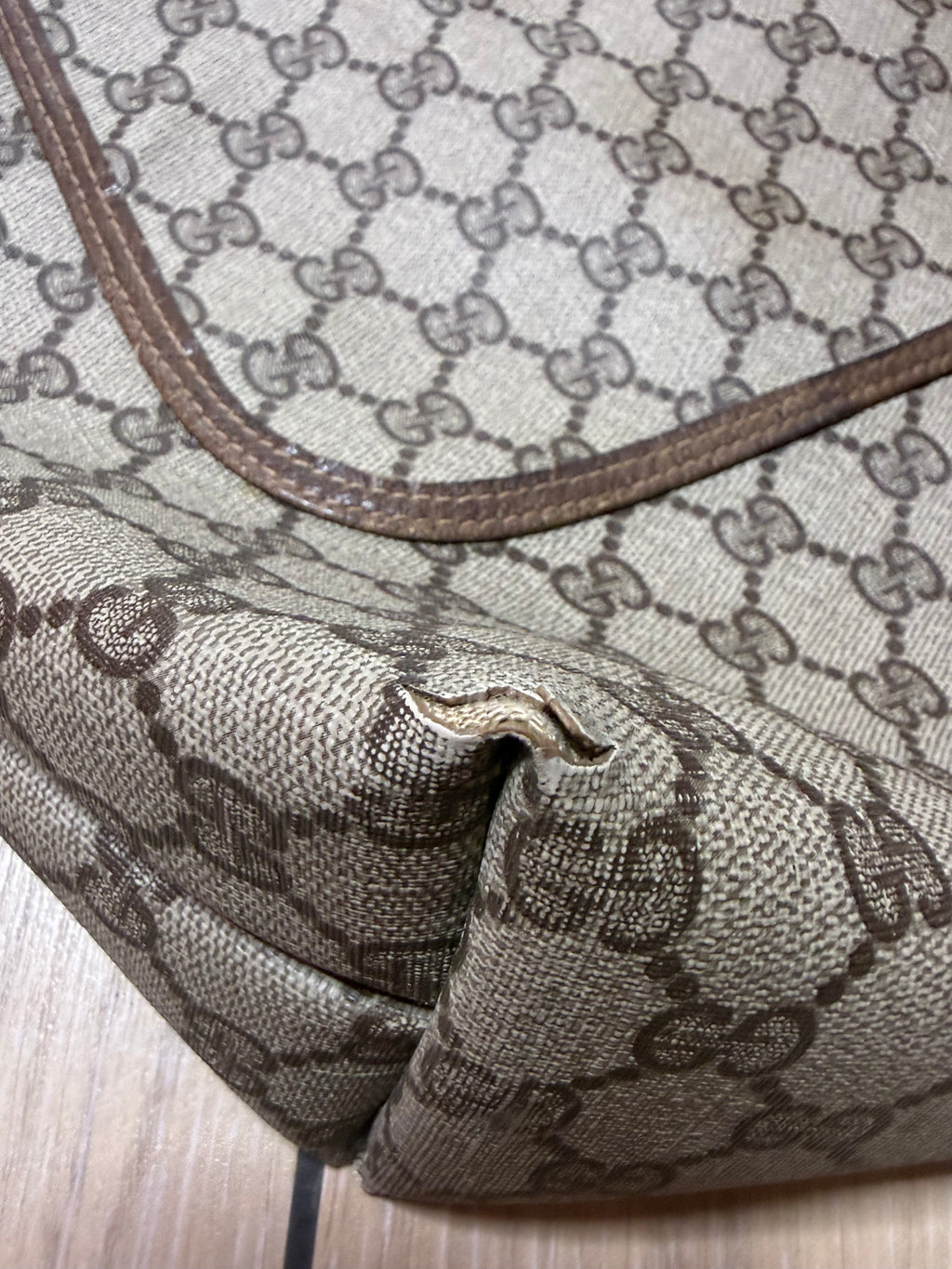 ✨Gucci - grand cabas Vintage en toile GG ✨