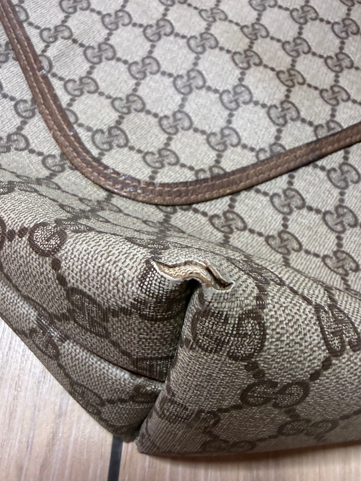 ✨Gucci - grand cabas Vintage en toile GG ✨