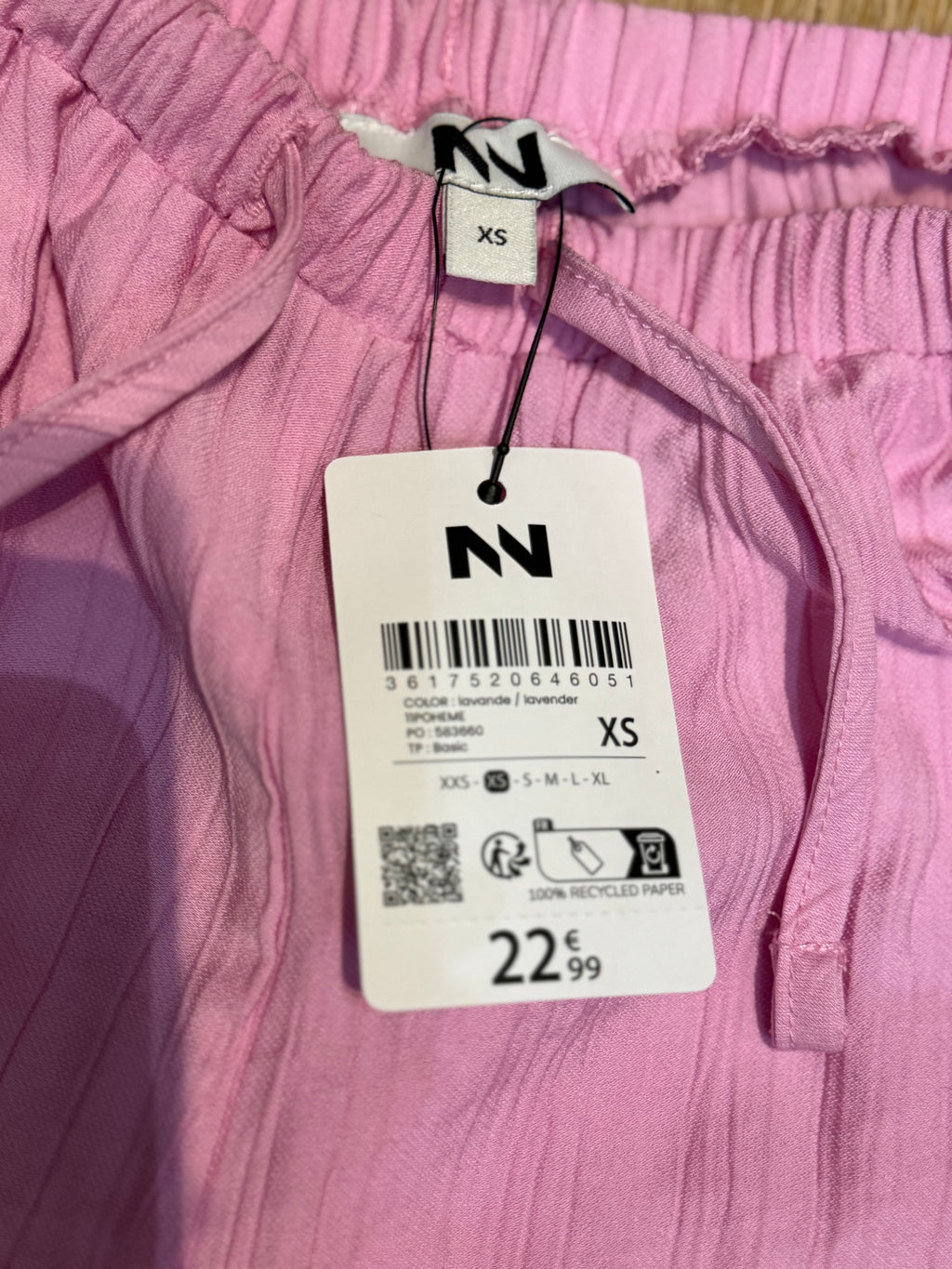 ✨ Neuf 22,99€ - Jenyfer - Pantalon Fluide Rose - T34 ok 38 ✨