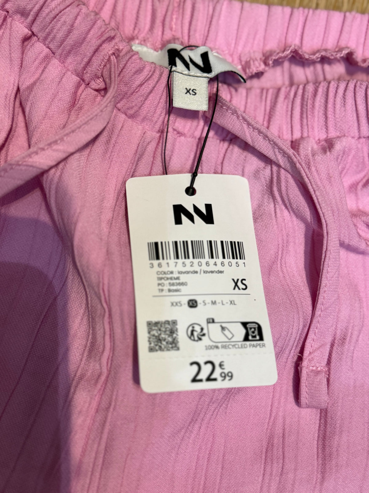 ✨ Neuf 22,99€ - Jenyfer - Pantalon Fluide Rose - T34 ok 38 ✨