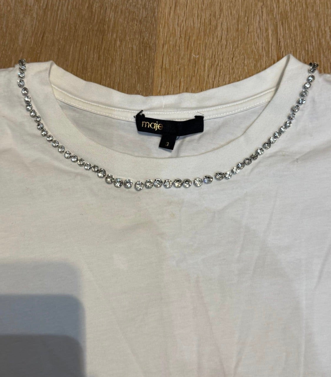 ✨ Neuf 135€ - Maje - T-shirt bijou - T40 L ✨
