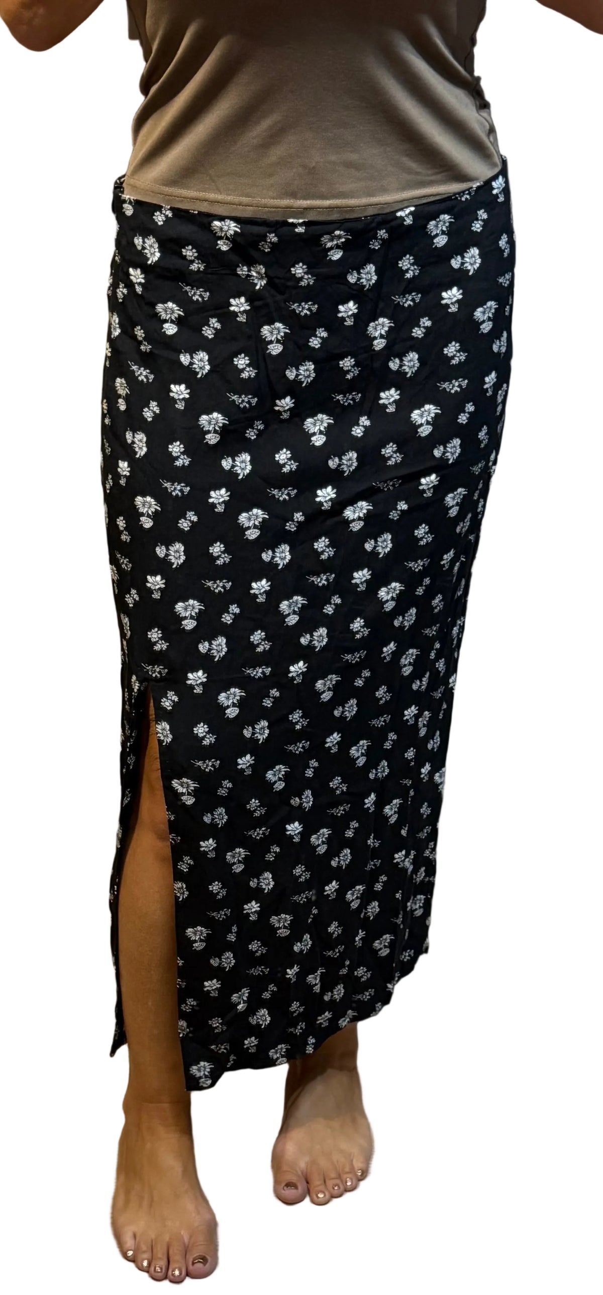 ✨ Neuve 19,99€ - Jenyfer - Jupe longue fendue - Taille M ok L ✨