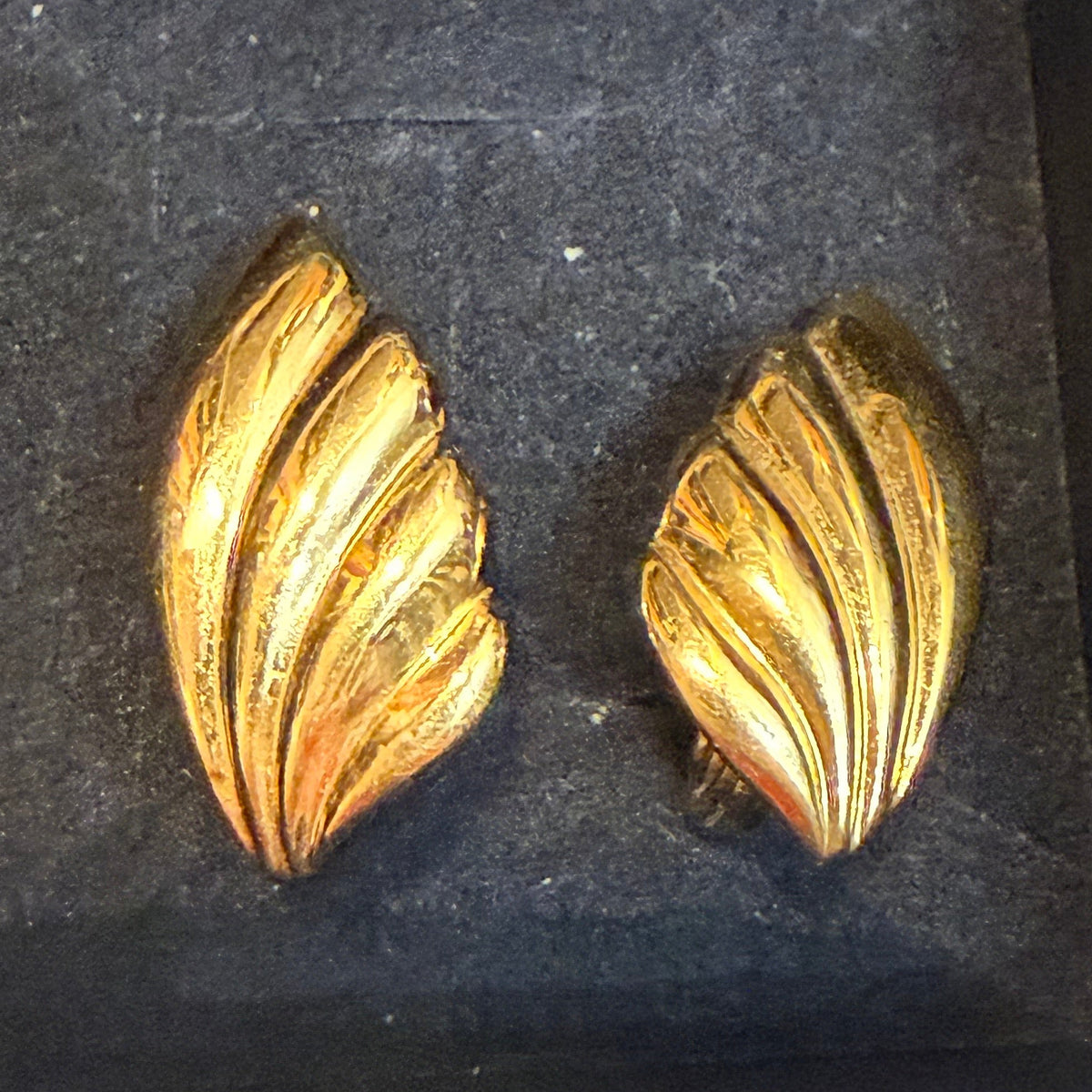 ✨ MONET Clips d’oreilles Exceptionnels Vintage - Triple Placage Or Lourd ✨