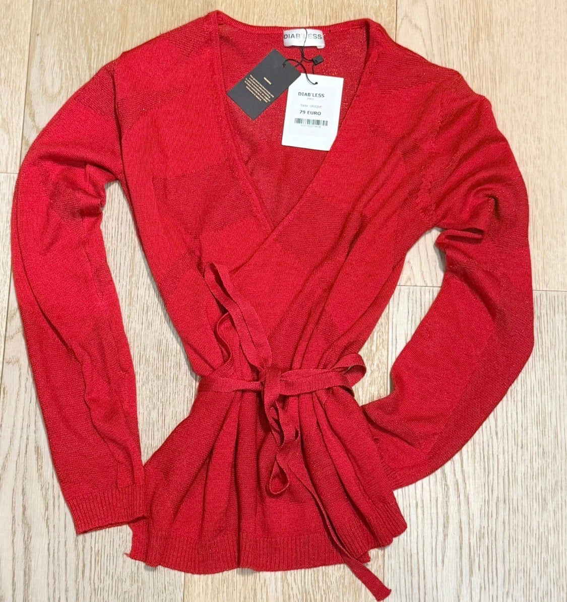 ✨ Neuf 79€ - Diab’less - Gilet cache cœur couleur au choix -Taille unique ✨