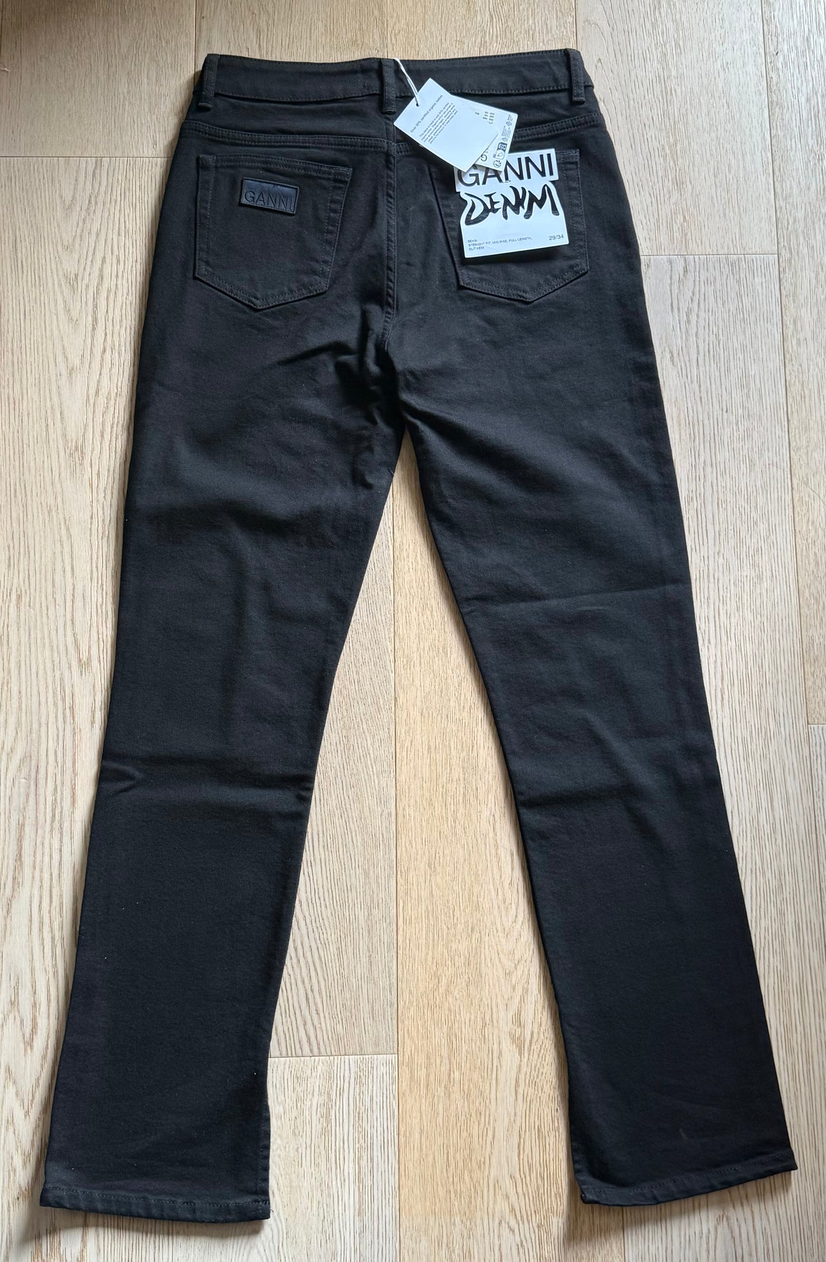 ✨ Neuf 165€ - Ganni - Jean noir Beksi - W29/L34 (38/40FR) ✨