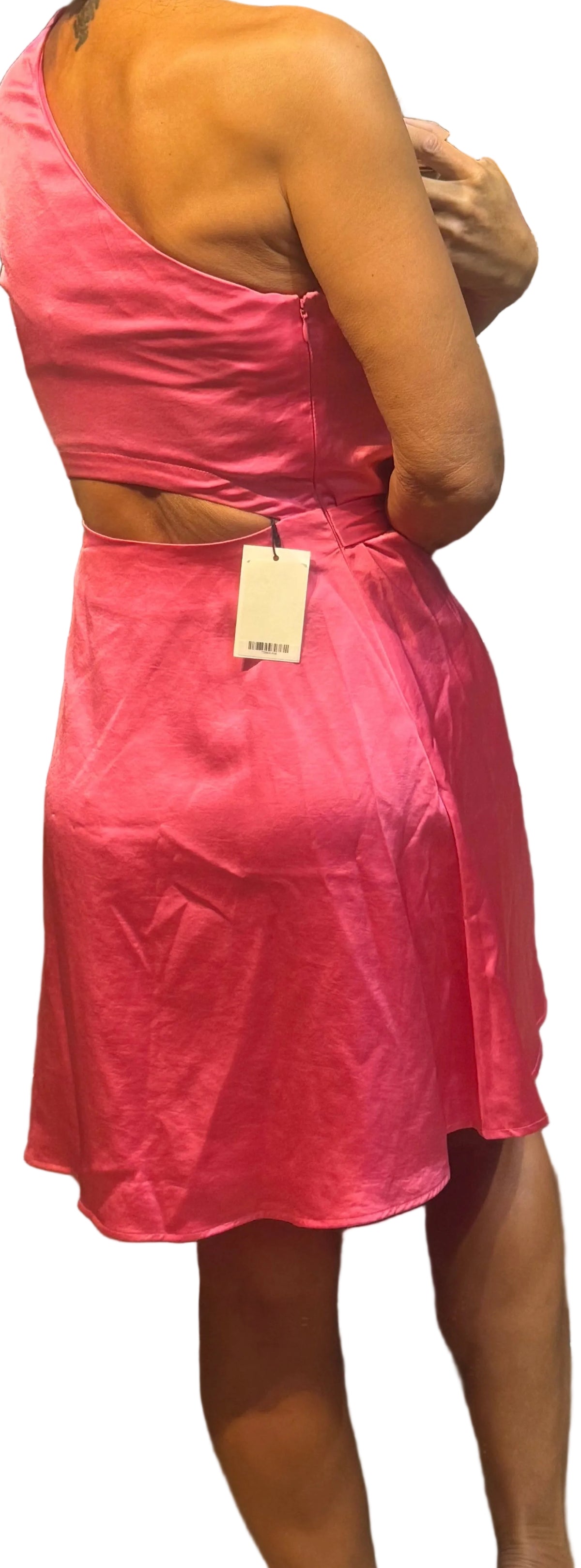 ✨ Neuve 325€ - Claudie Pierlot - Robe asymétrique Rose - T36 ✨